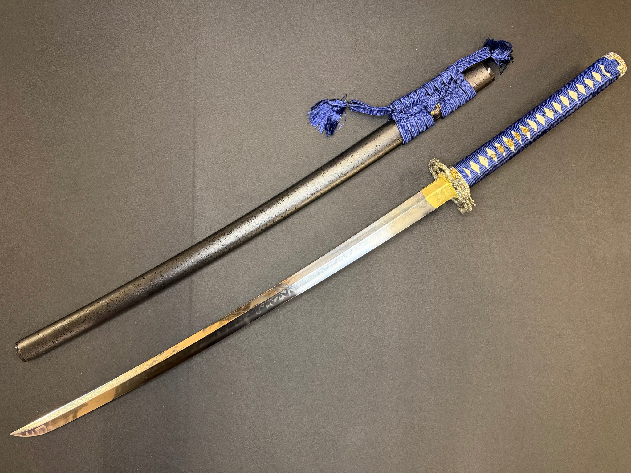 Phoenix Armory Gemini Series Twin Edge Katana - Sky Dragon T10