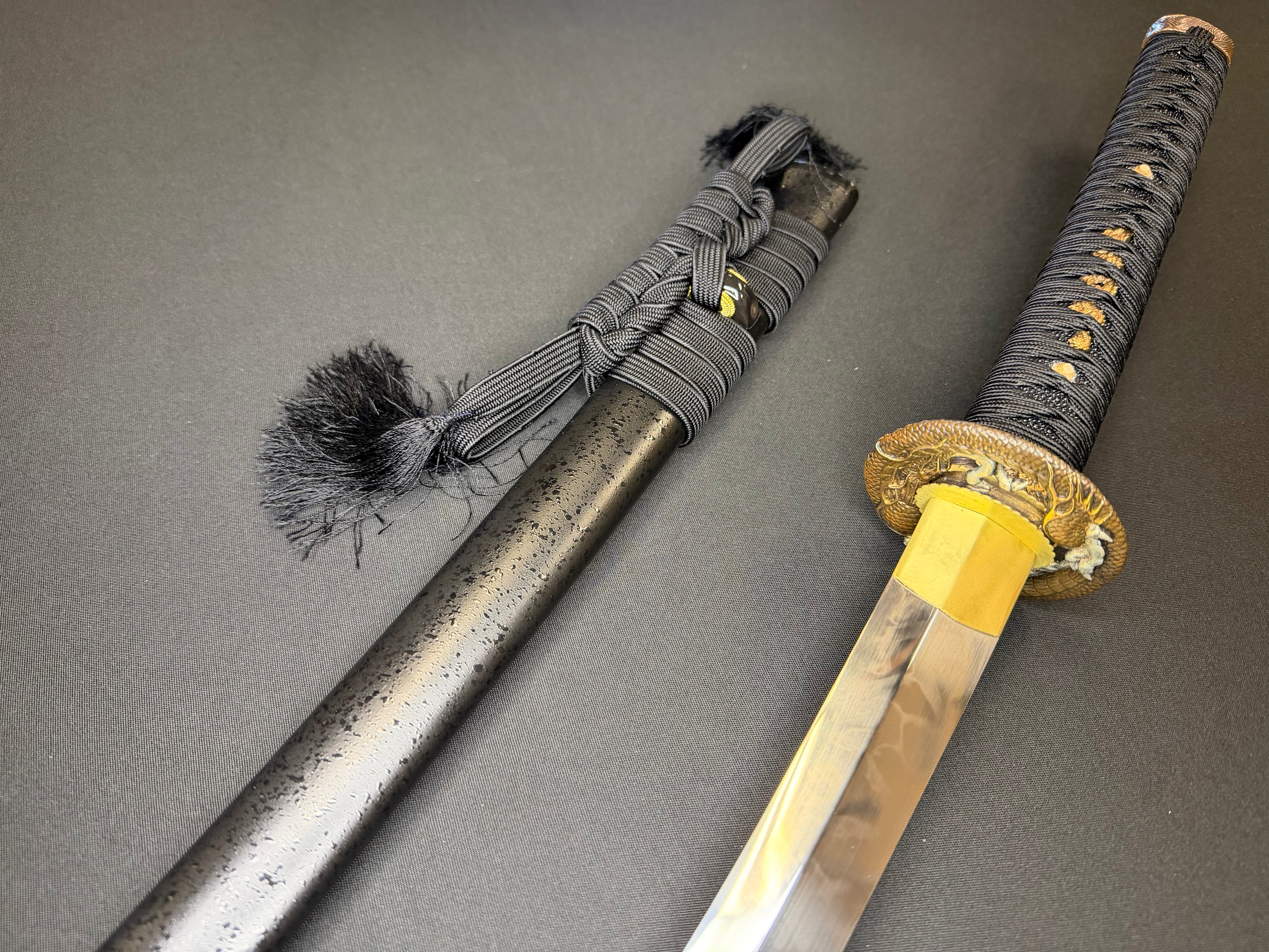 Phoenix Armory Gemini Series Twin Edge Katana - Nightfall Dragon T10