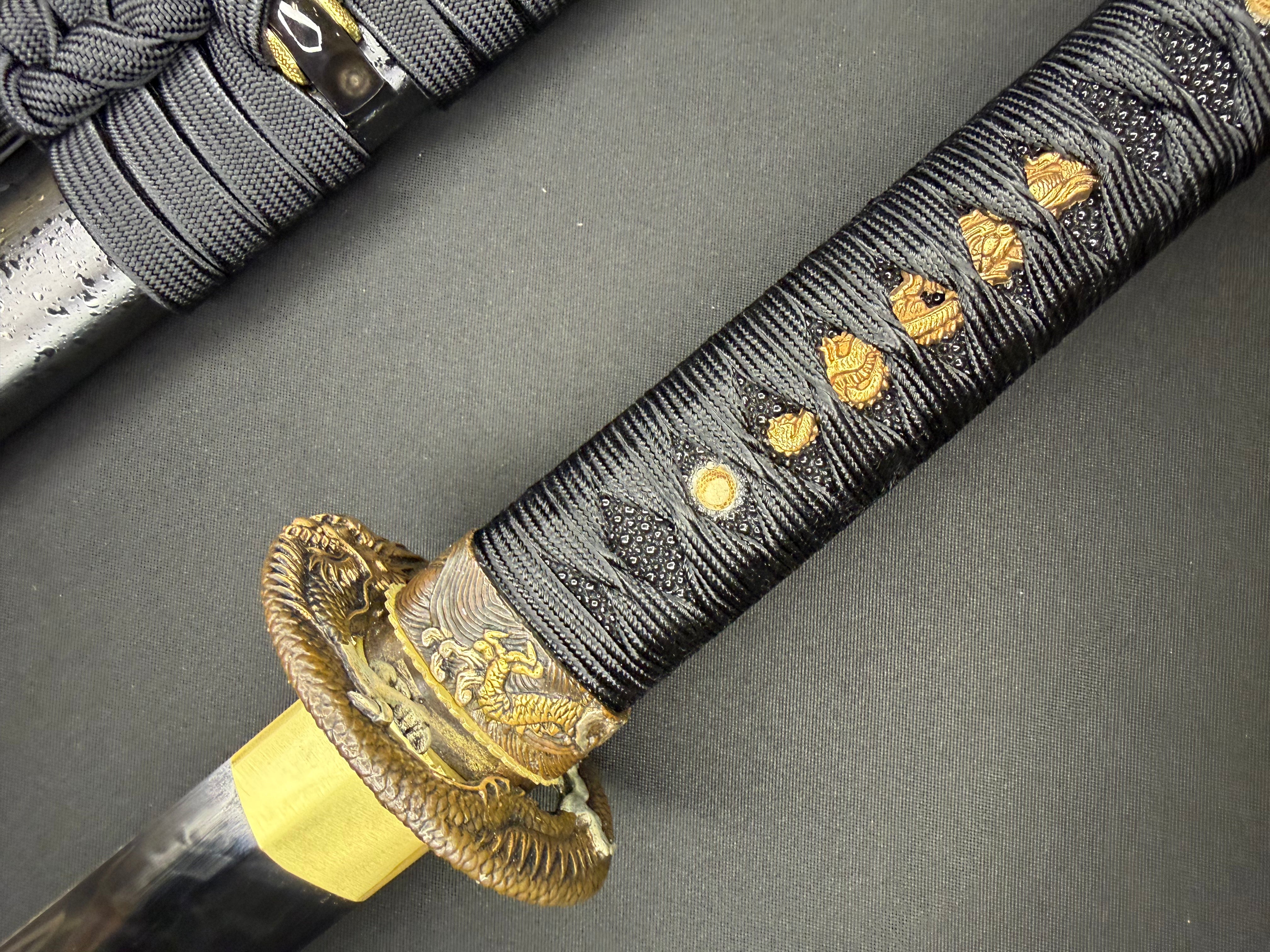 Phoenix Armory Gemini Series Twin Edge Katana - Nightfall Dragon T10