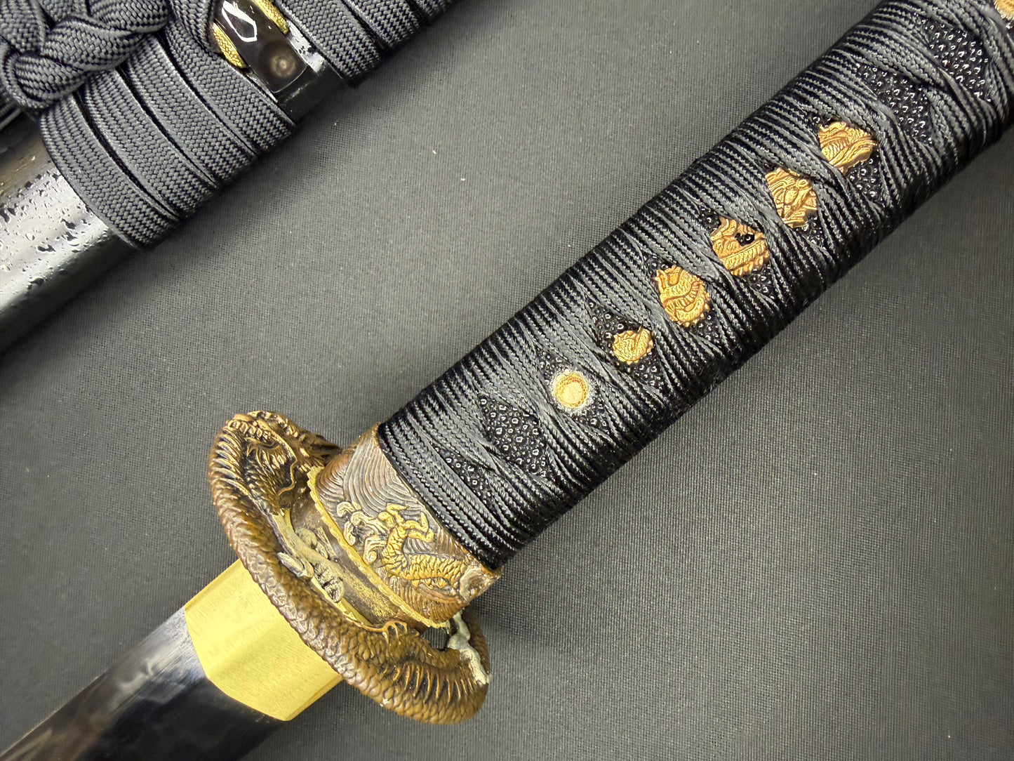 Phoenix Armory Gemini Series Twin Edge Katana - Nightfall Dragon T10