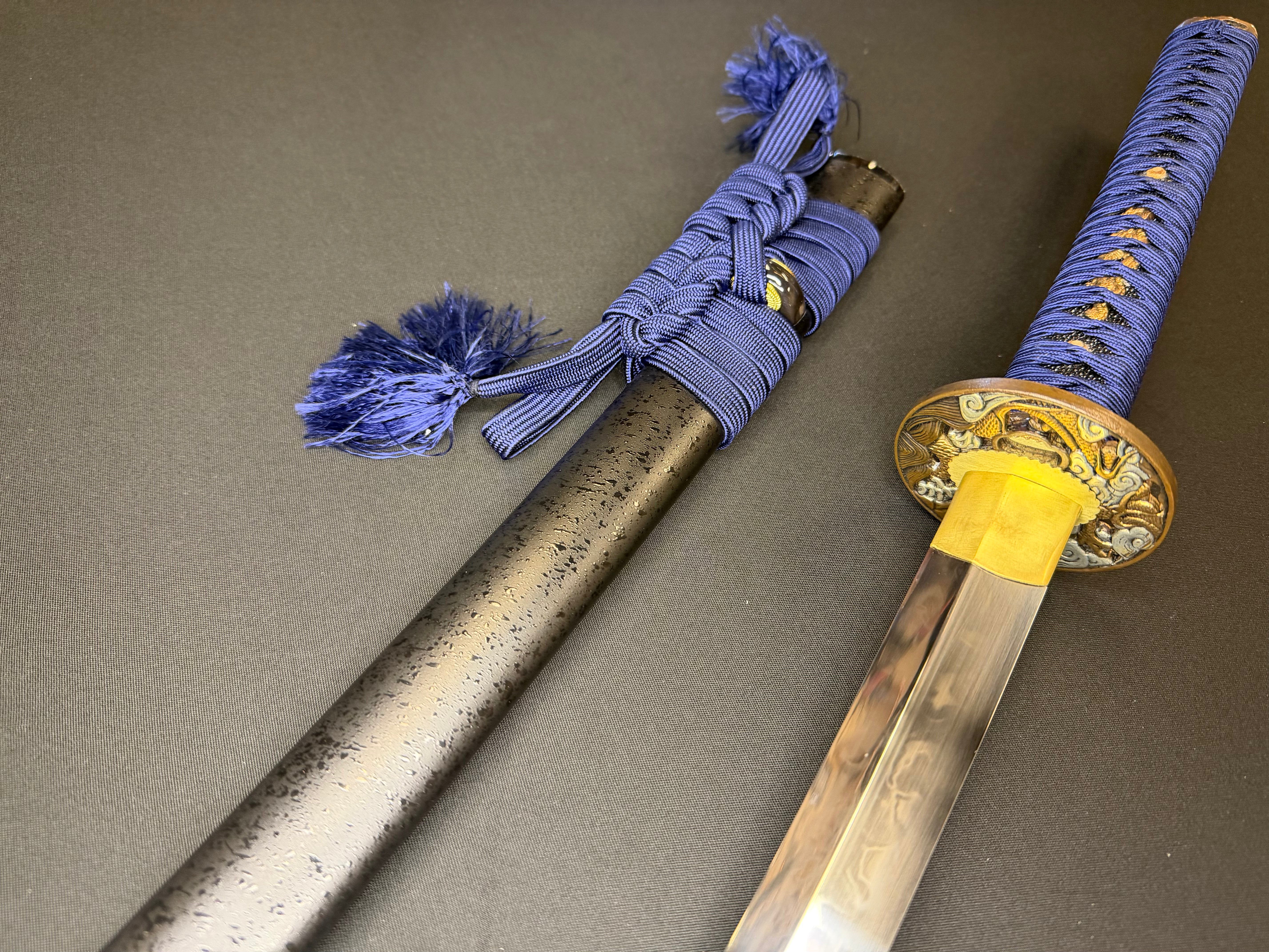 Phoenix Armory Gemini Series Twin Edge Katana - Cloud Dragon T10