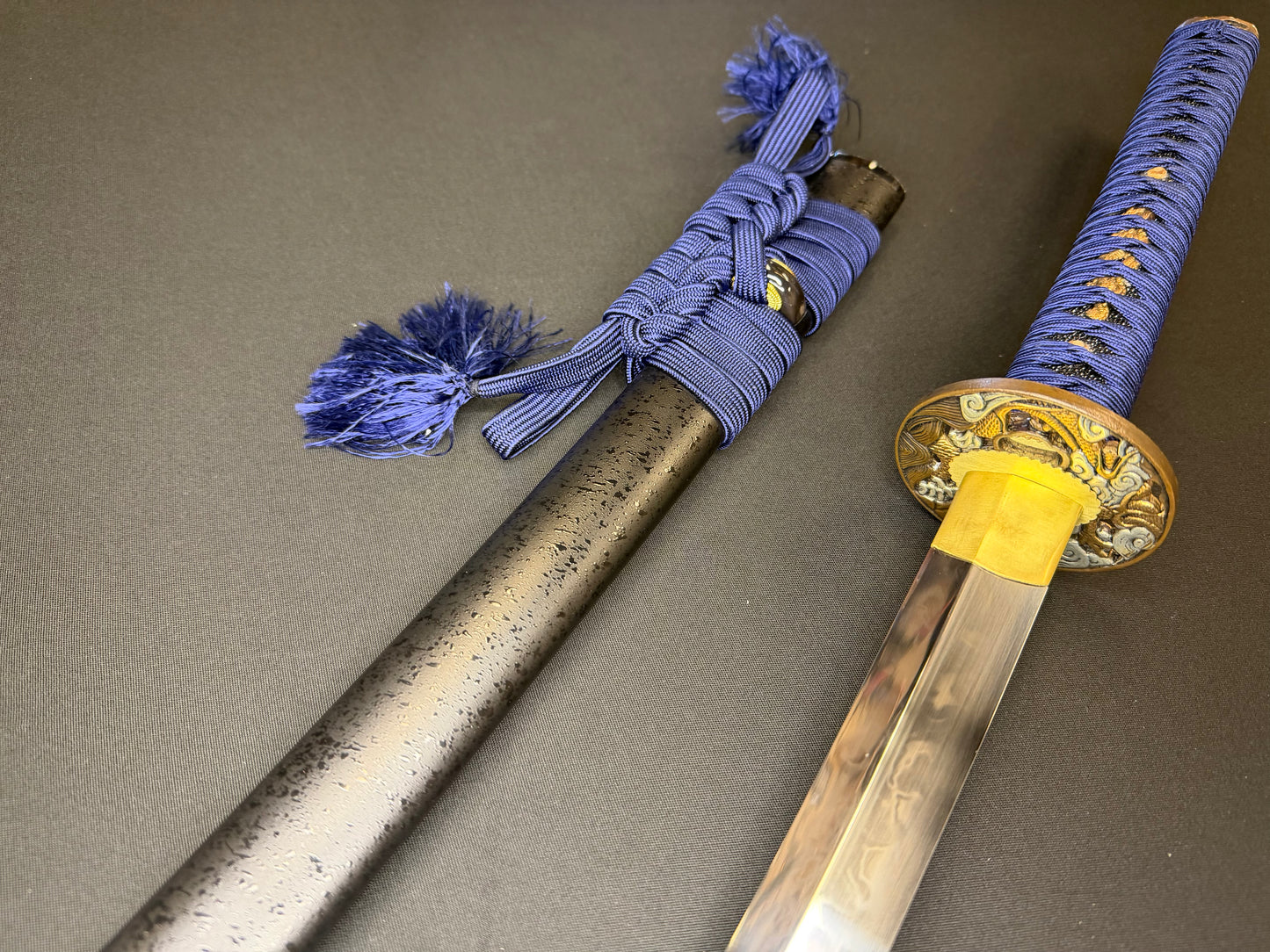 Phoenix Armory Gemini Series Twin Edge Katana - Cloud Dragon T10
