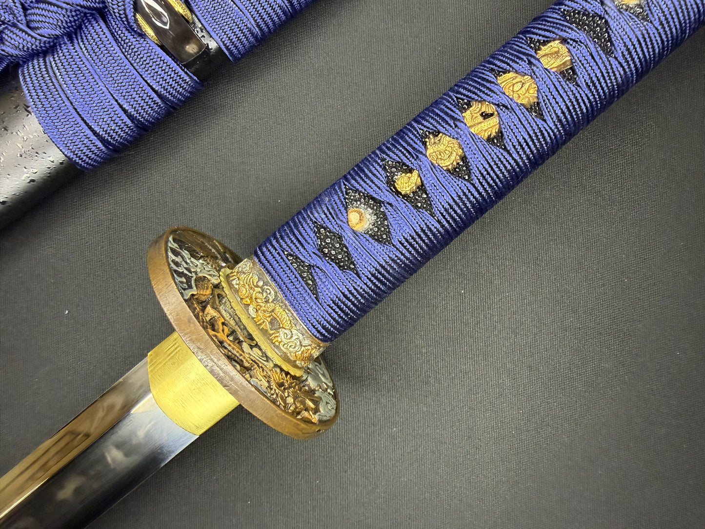 Phoenix Armory Gemini Series Twin Edge Katana - Cloud Dragon T10