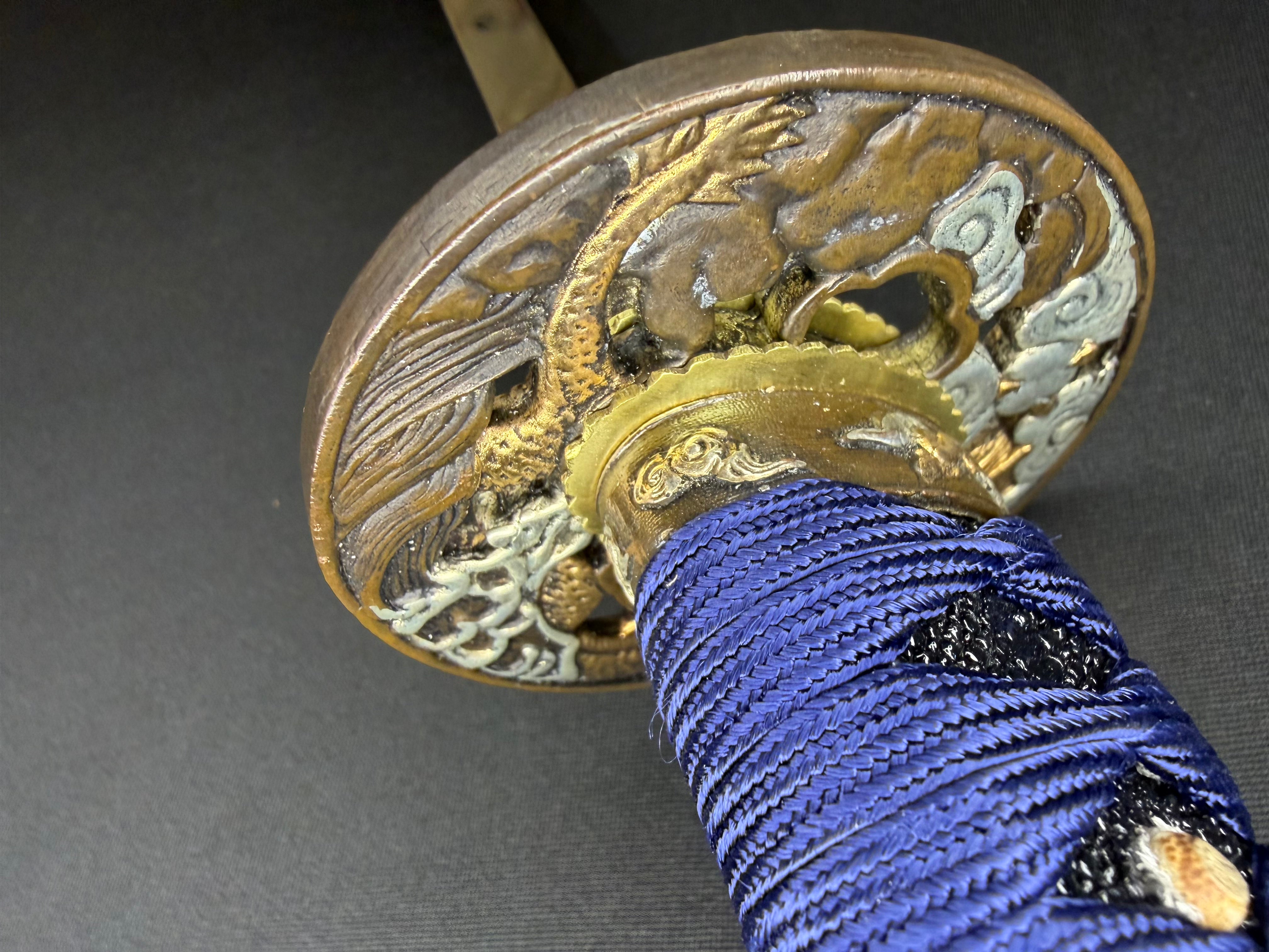 Phoenix Armory Gemini Series Twin Edge Katana - Cloud Dragon T10