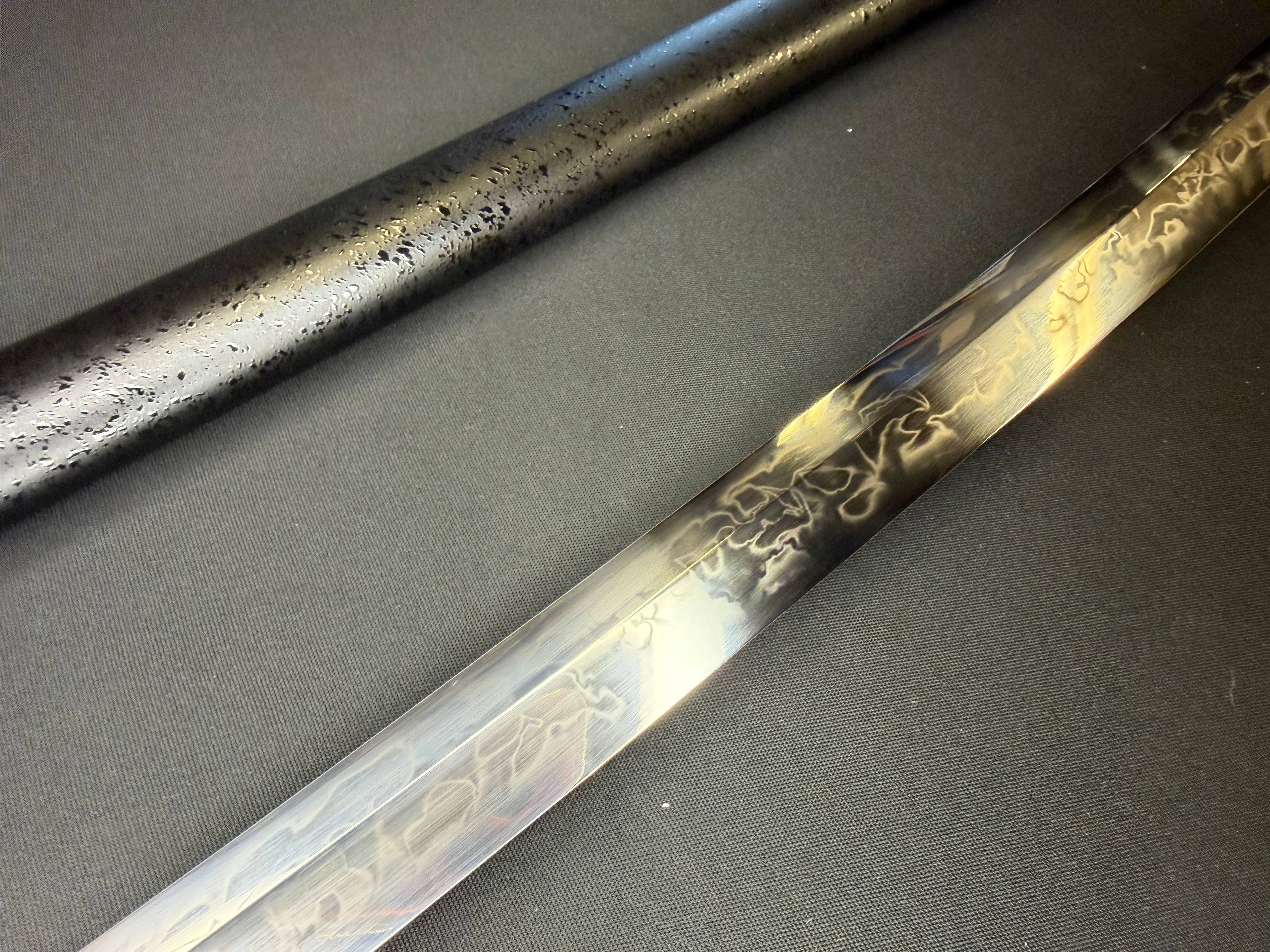 Phoenix Armory Gemini Series Twin Edge Katana - Cloud Dragon T10