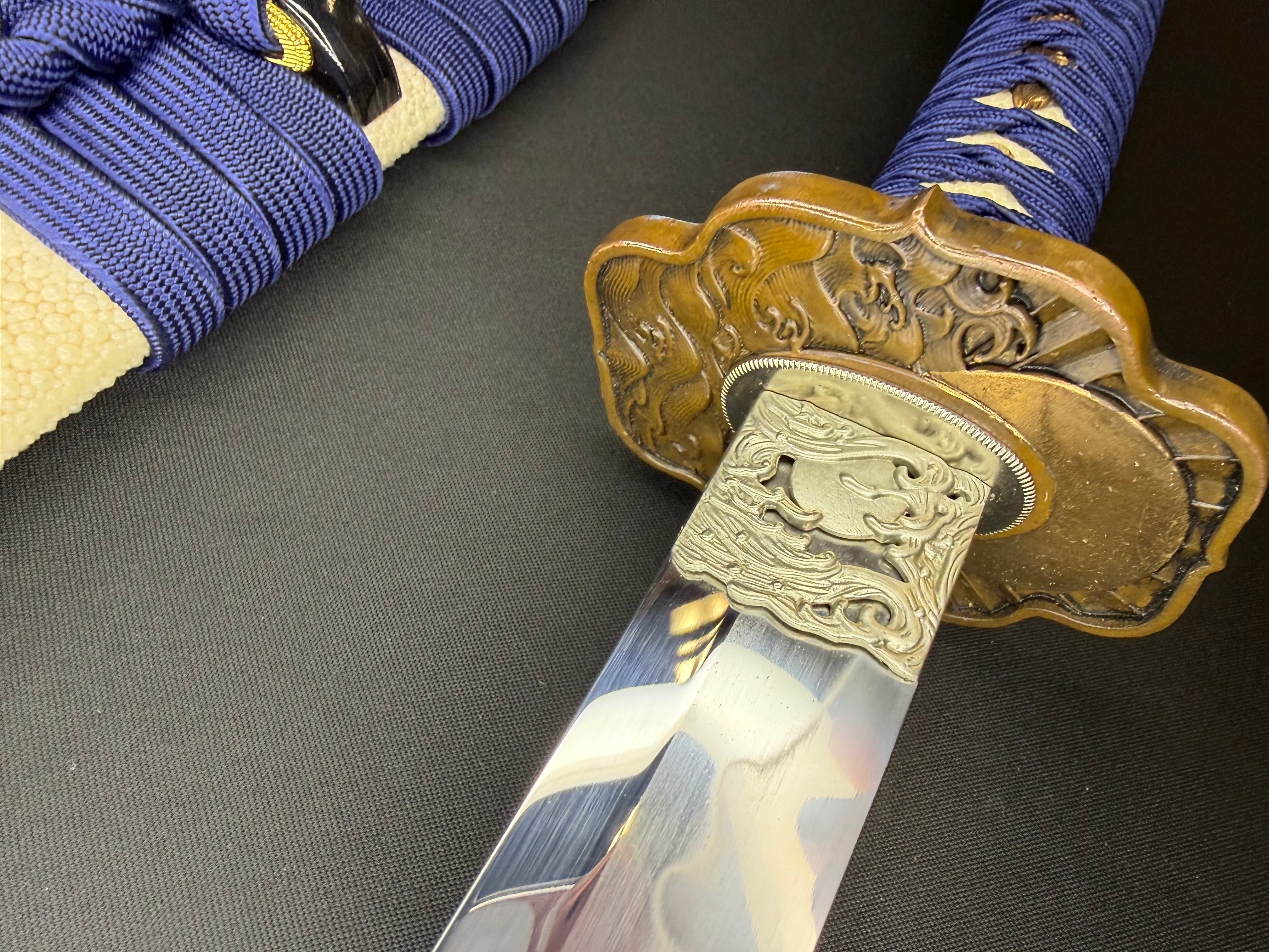 Phoenix Armory Katana - Sun and Moon Self-smelted Forge-folded Steel