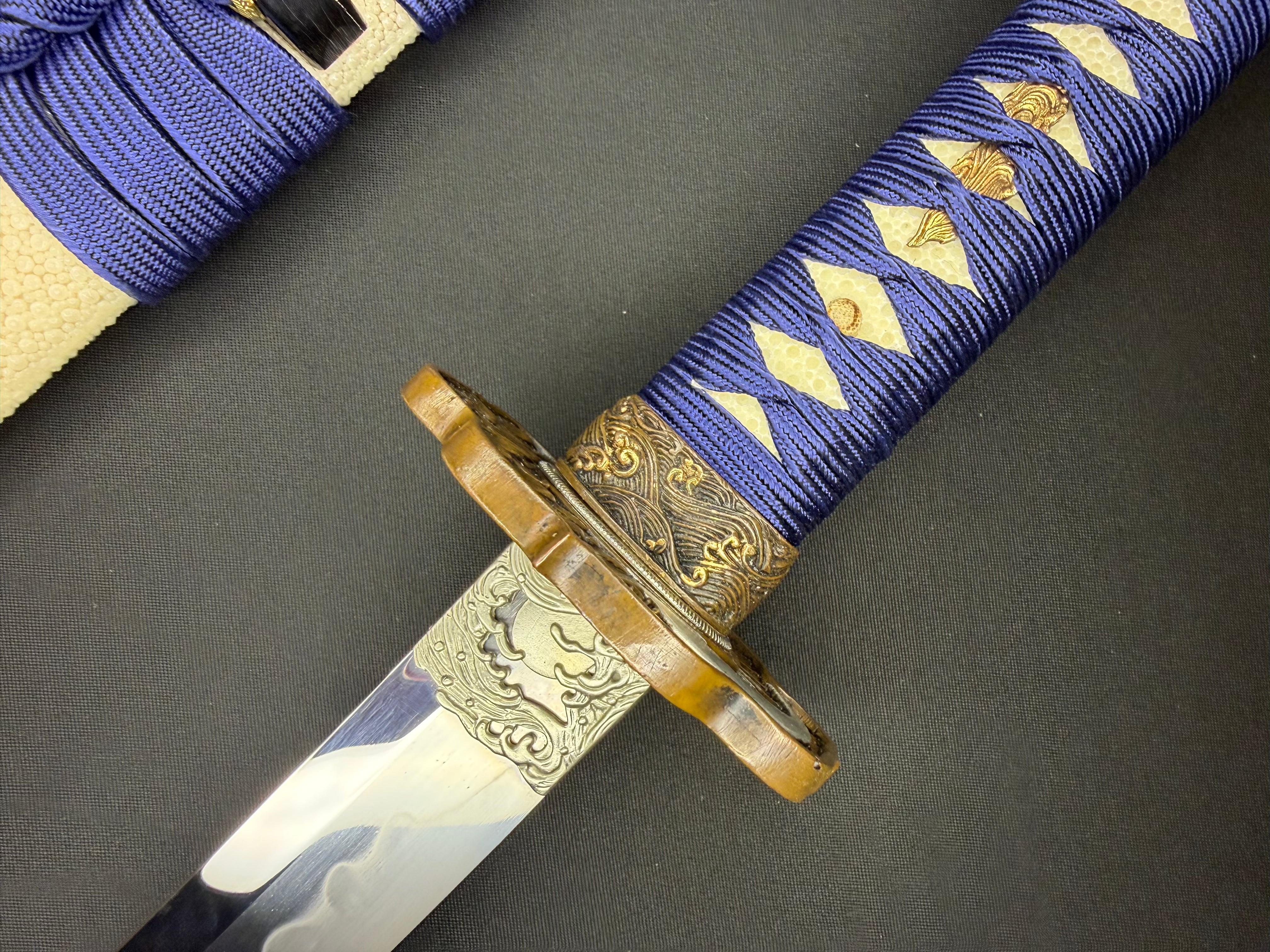 Phoenix Armory Katana - Sun and Moon Self-smelted Forge-folded Steel