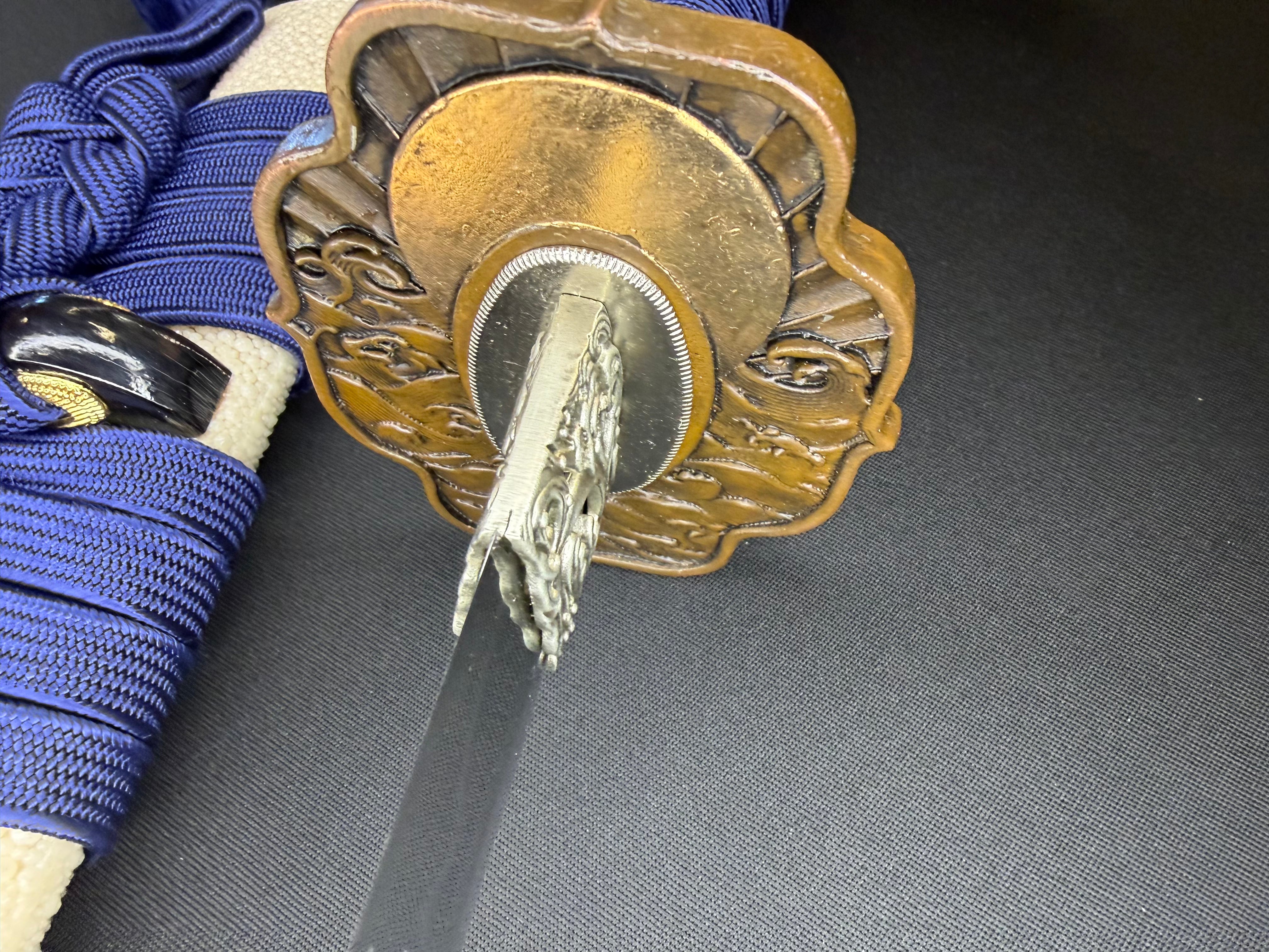 Phoenix Armory Katana - Sun and Moon Self-smelted Forge-folded Steel