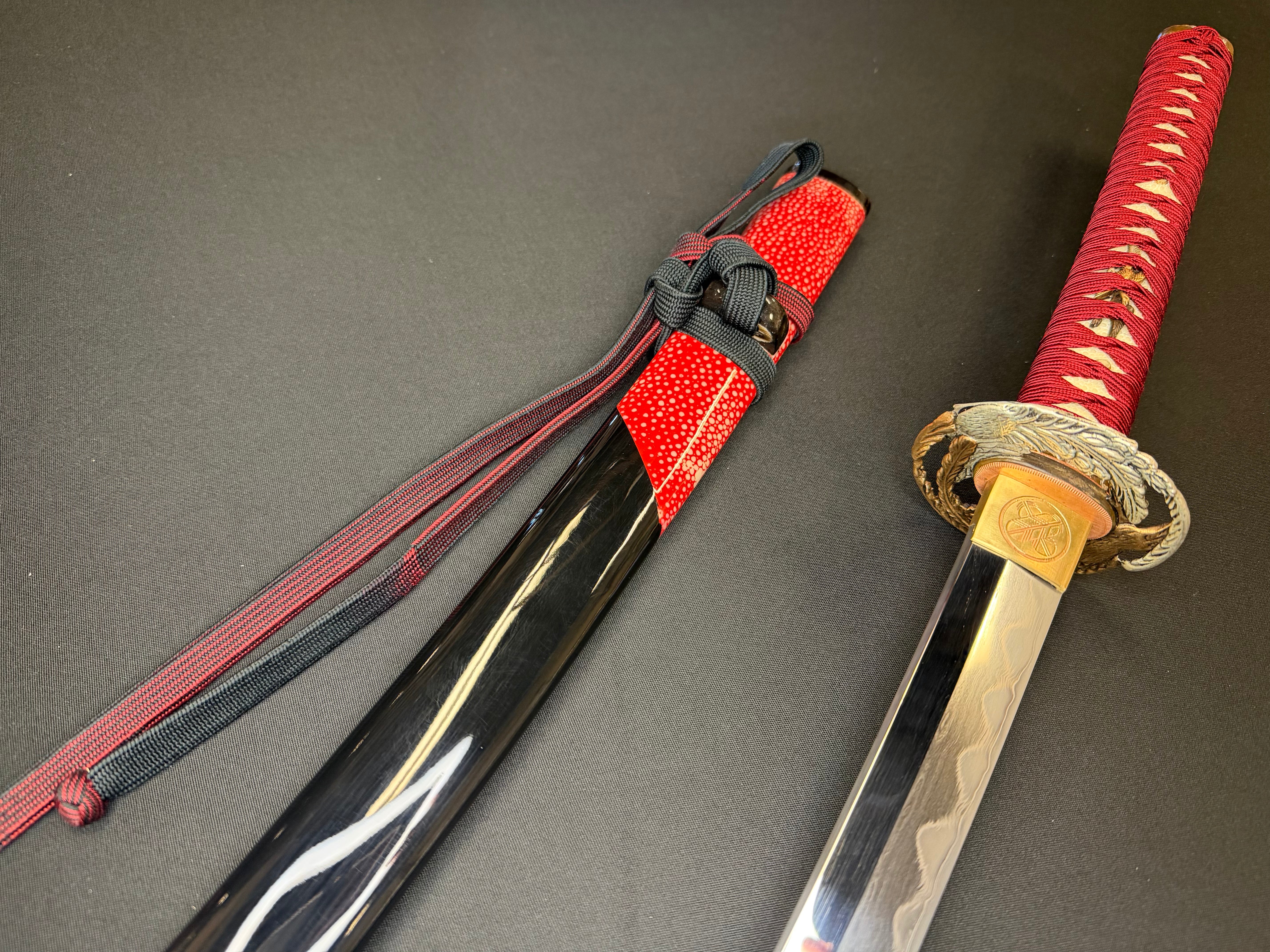 Phoenix Armory Craftsman Elite Katana - Crimson Phoenix Forge Folded Self-smelted Steel