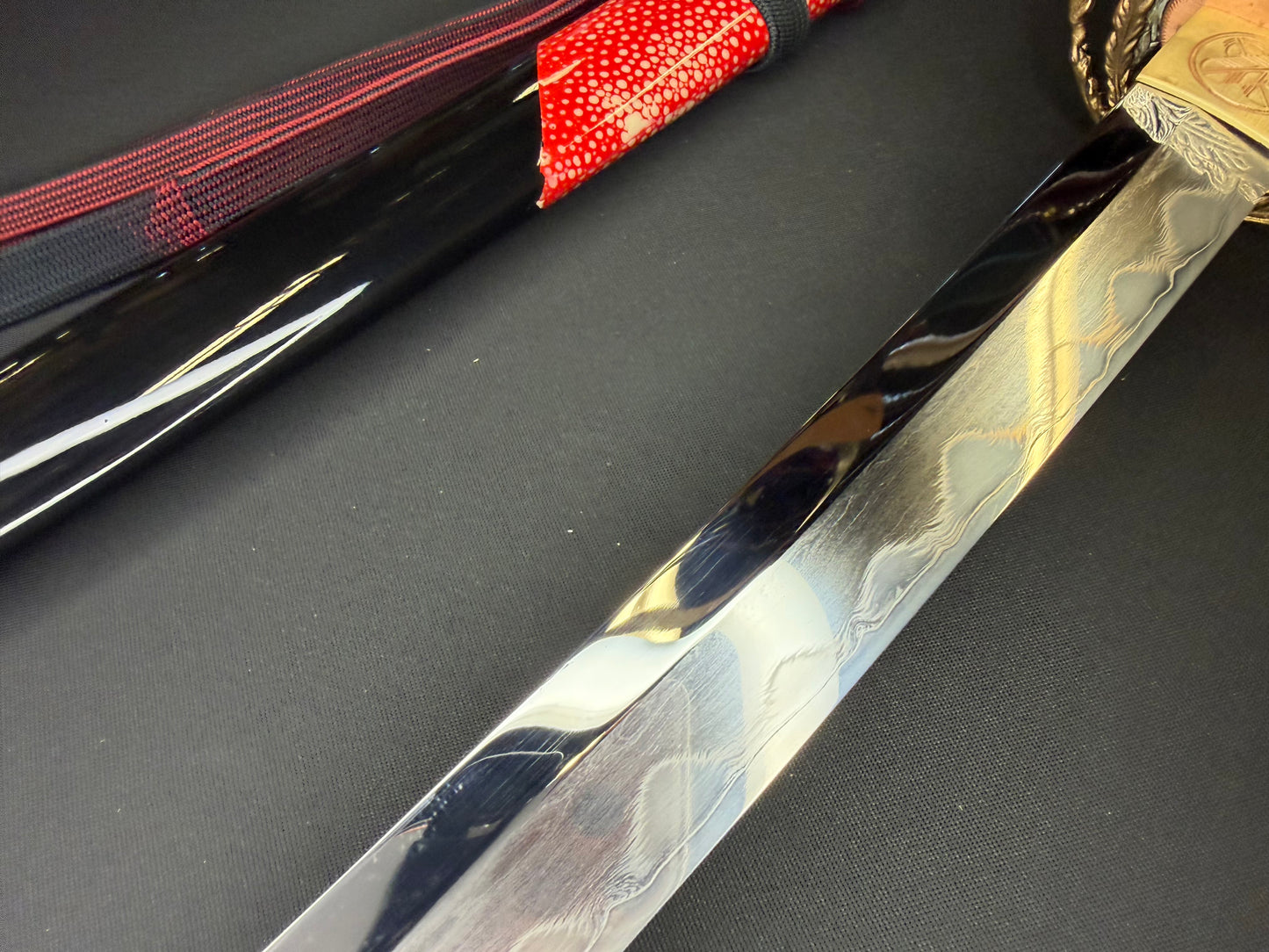 Phoenix Armory Craftsman Elite Katana - Crimson Phoenix Forge Folded Self-smelted Steel