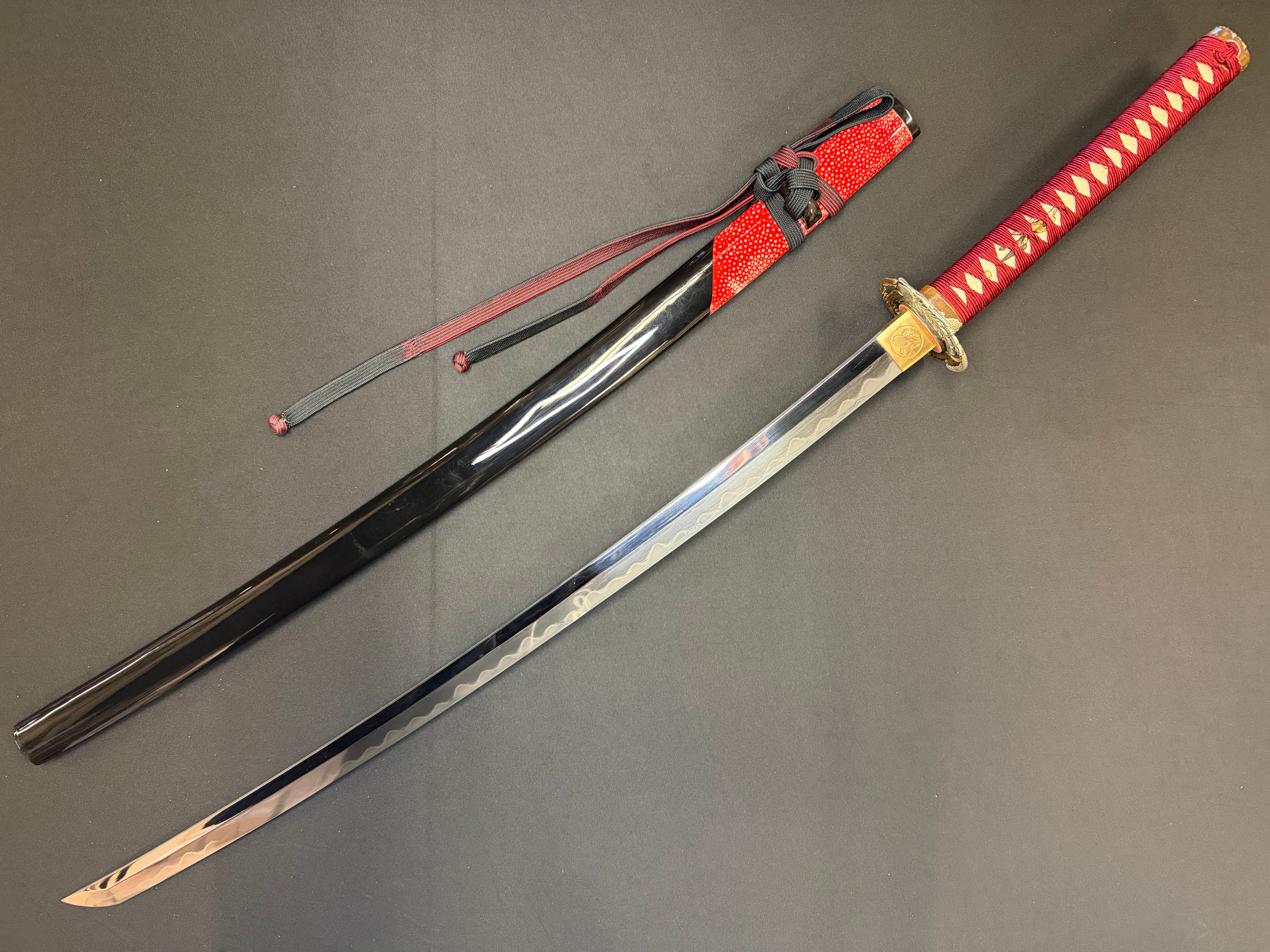 Phoenix Armory Craftsman Elite Katana - Crimson Phoenix Forge Folded Self-smelted Steel