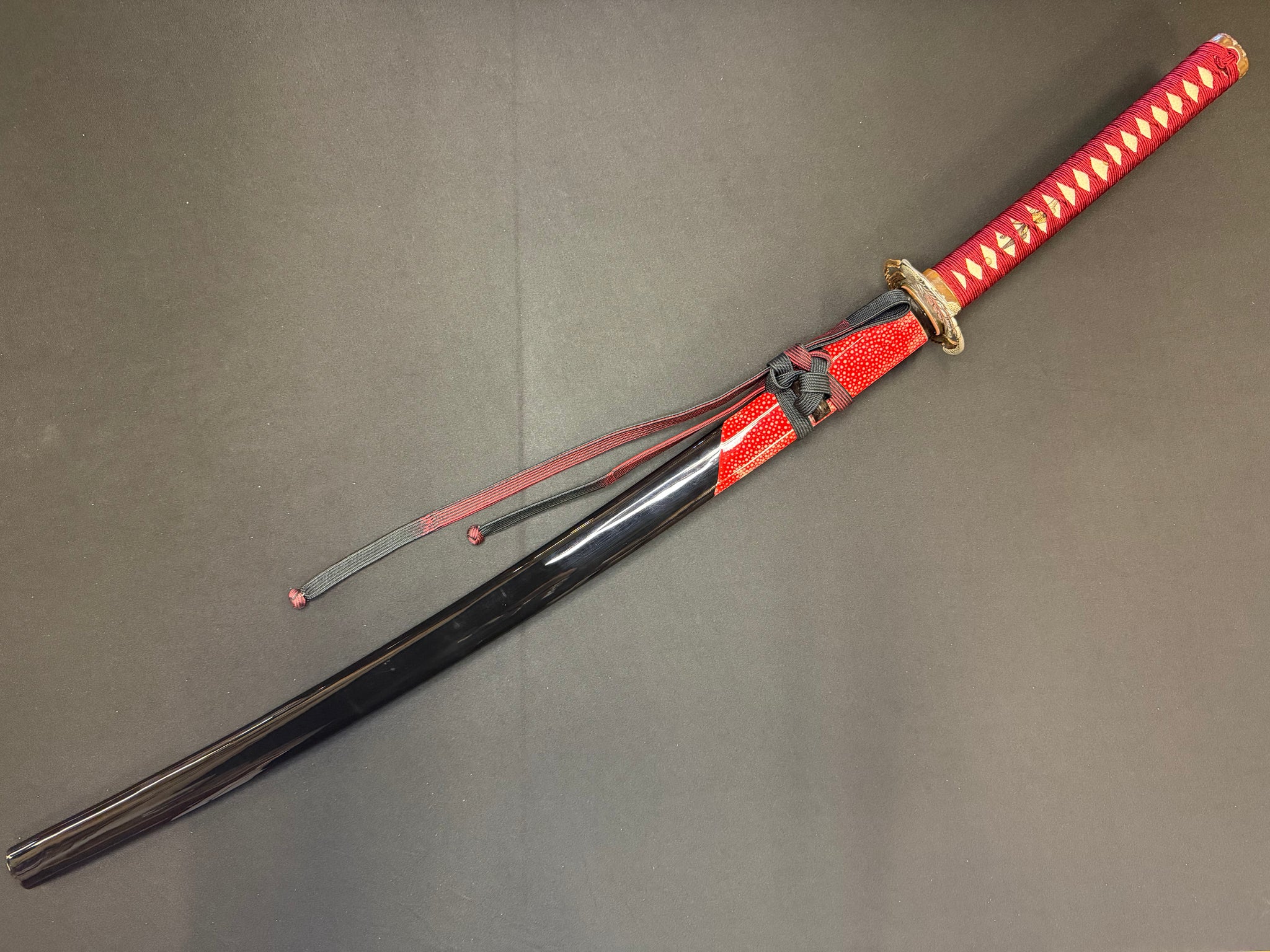 Phoenix Armory Craftsman Elite Katana - Crimson Phoenix Forge Folded Self-smelted Steel