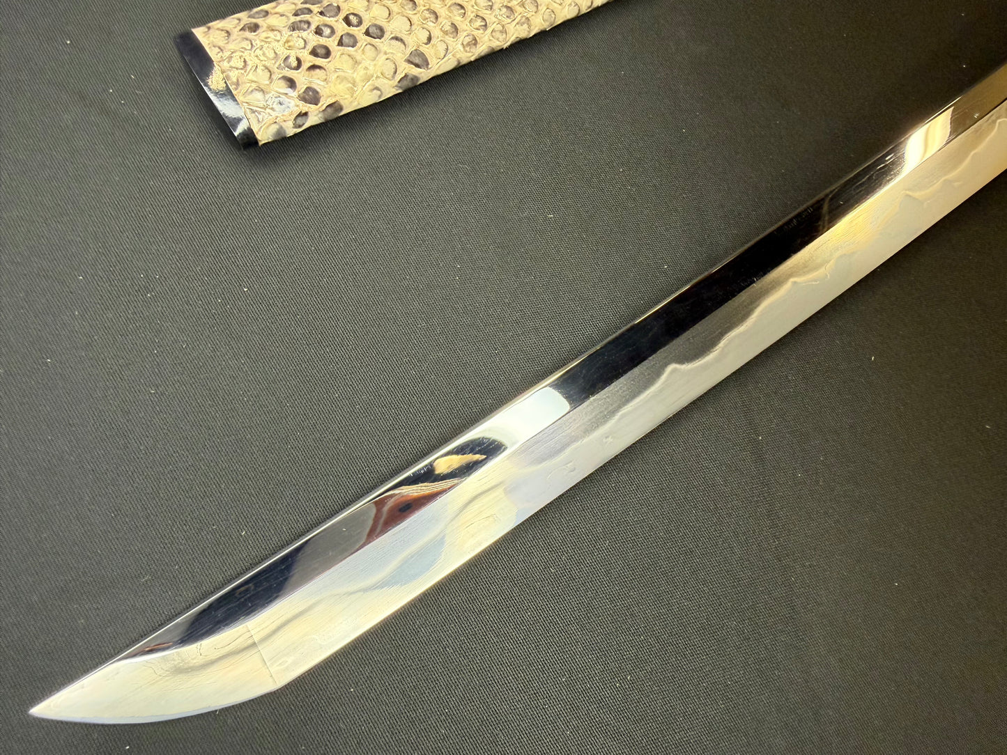Phoenix Armory Craftsman Elite Katana - Jade Fang Folded Self-smelted Steel Horimono
