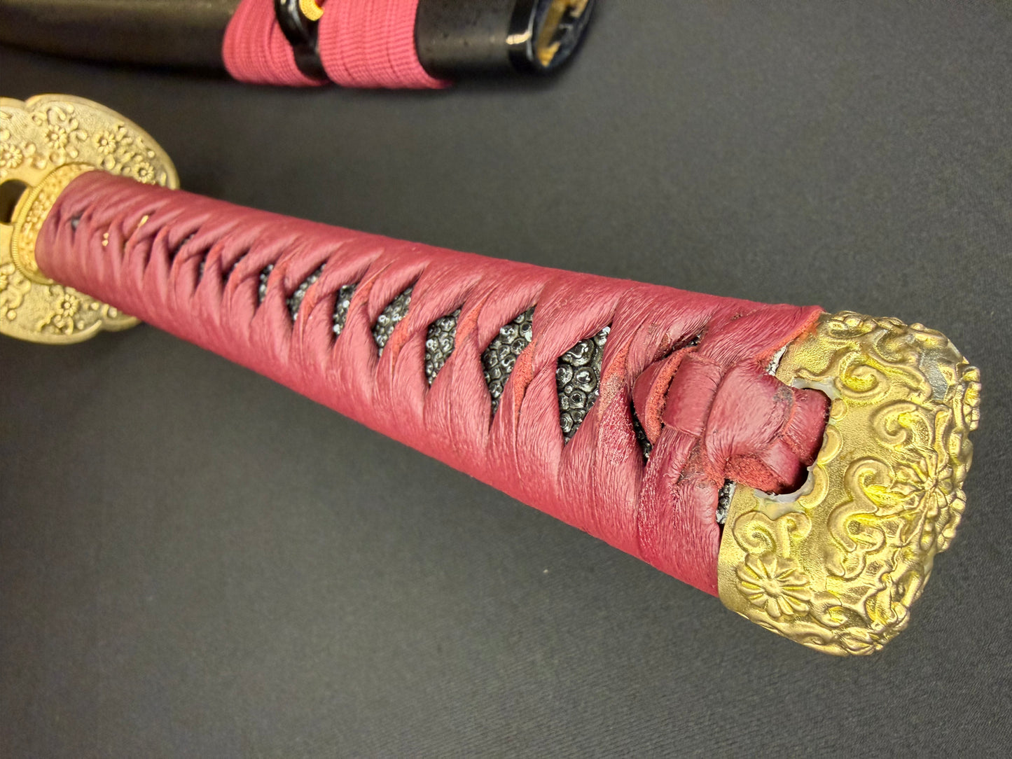 Cloudhammer Katana - Crimson Blossom Elite - sx105v Japanese tool Steel