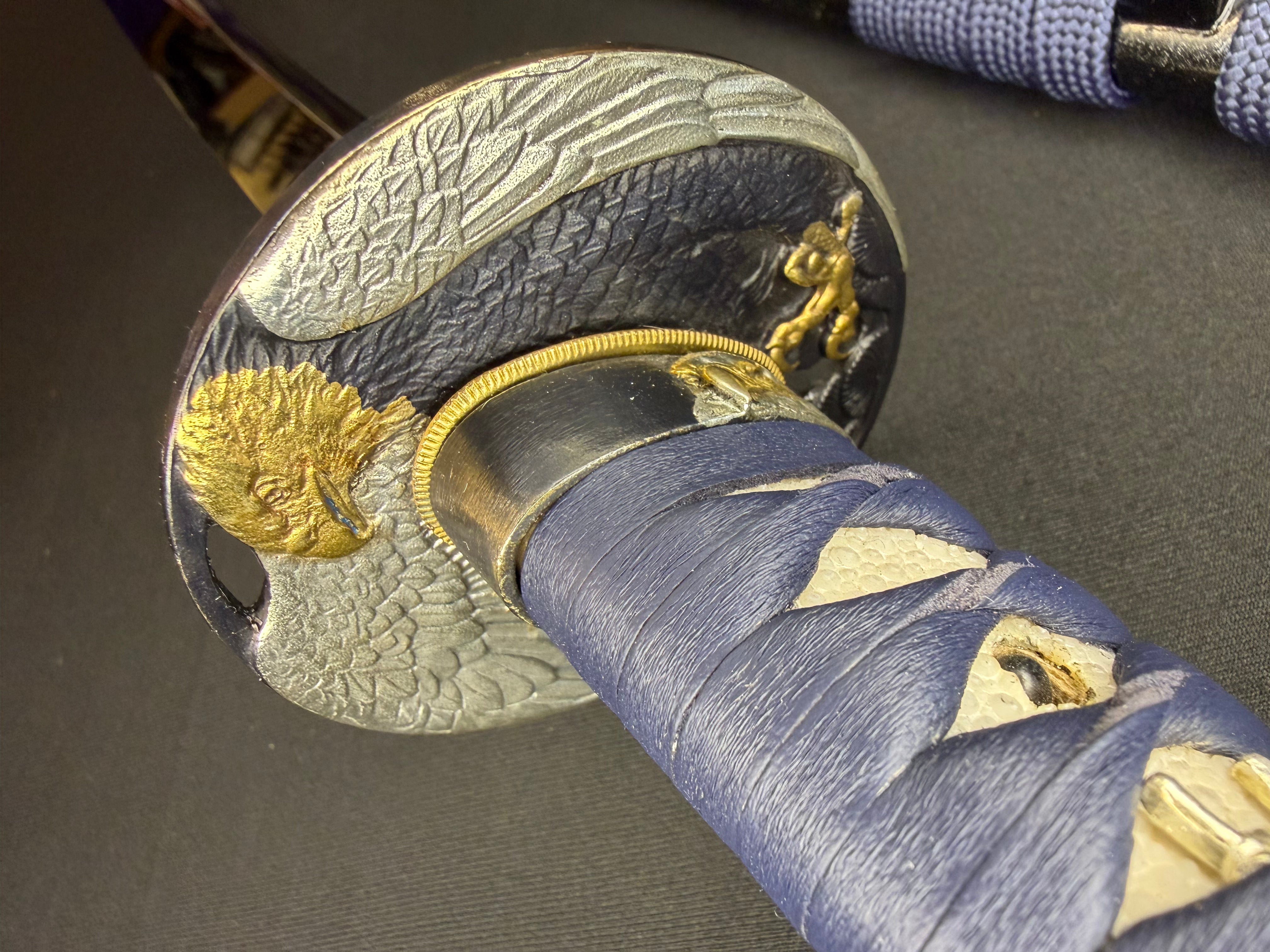 Cloudhammer Steelworks Katana - Sky Raptor S5e Shock Steel