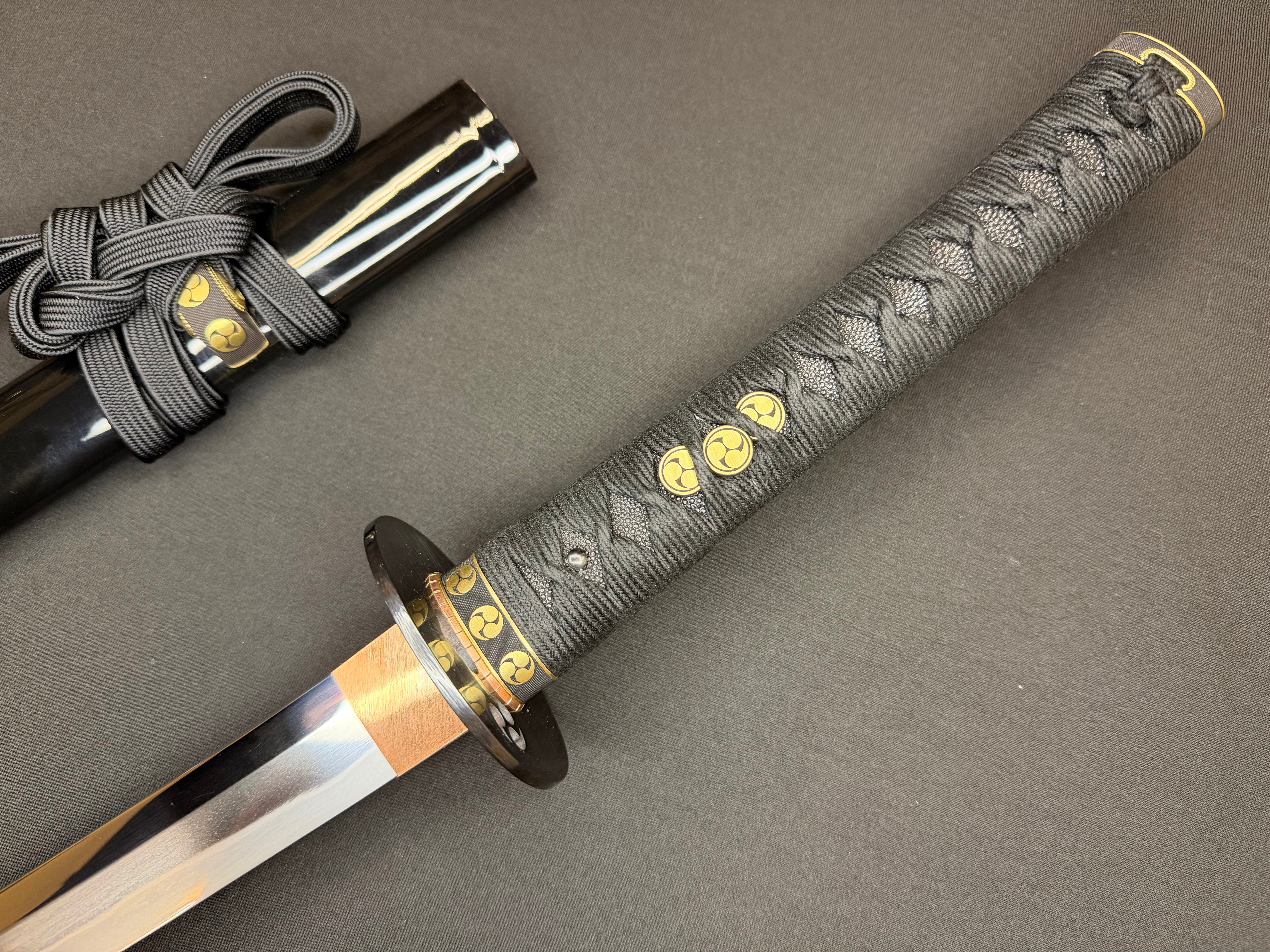 Phoenix Armory Masterwork Series Katana - Dark Bushi Orishigane