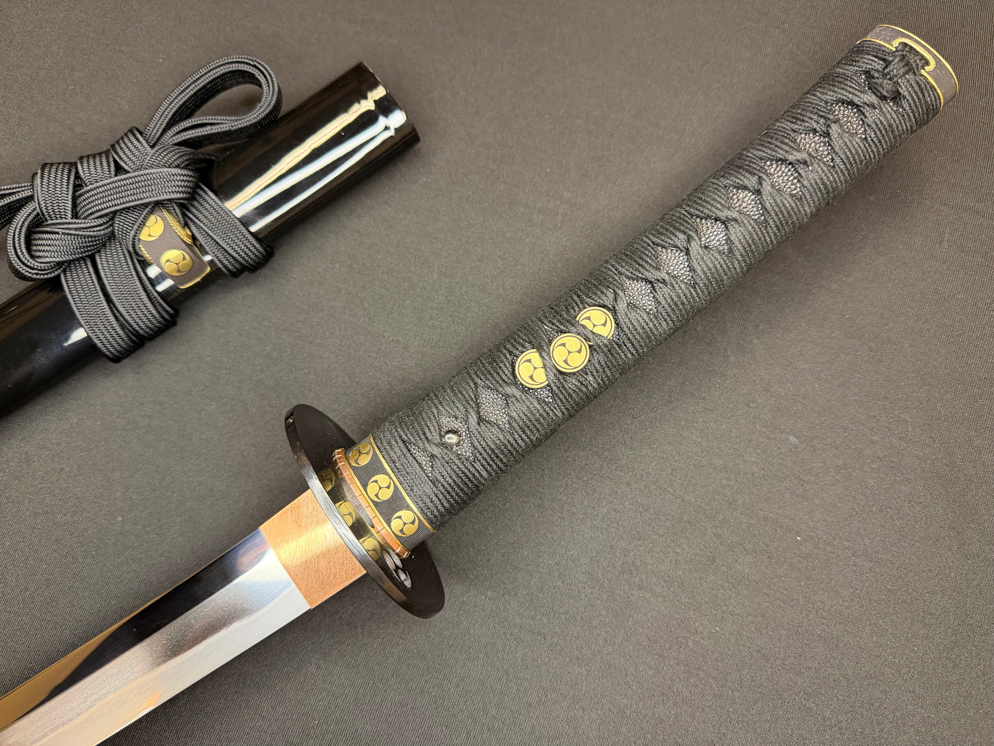 Phoenix Armory Masterwork Series Katana - Dark Bushi Orishigane