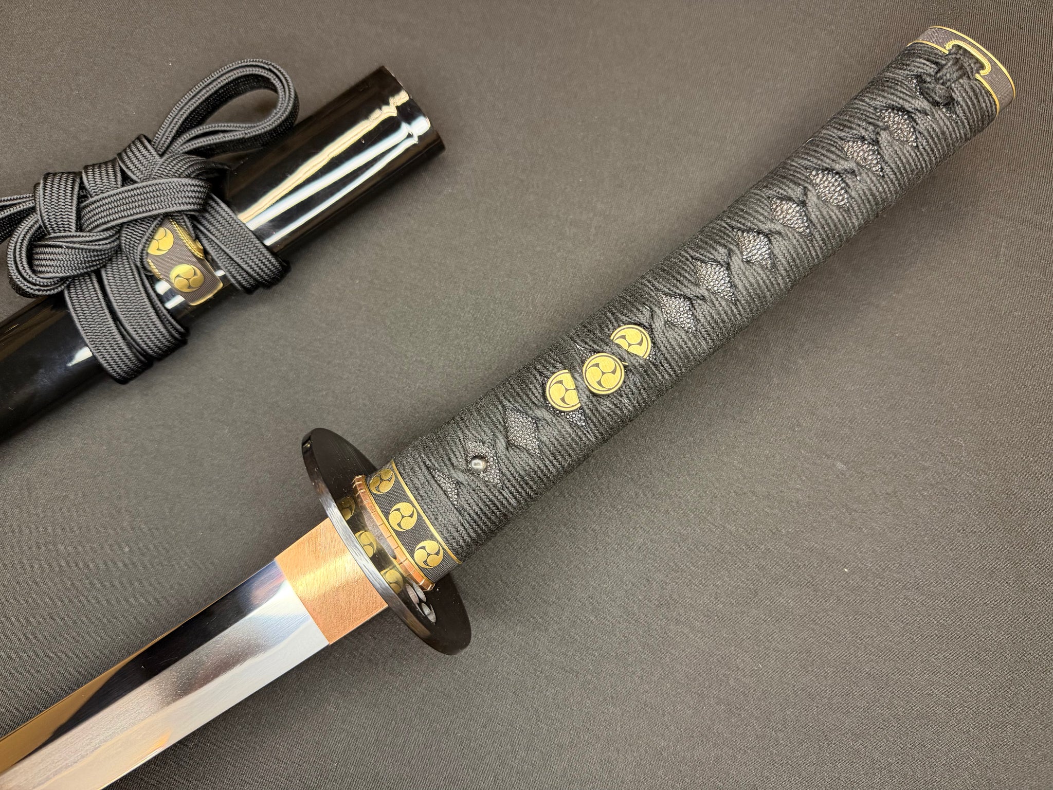 Phoenix Armory Masterwork Series Katana - Dark Bushi Orishigane