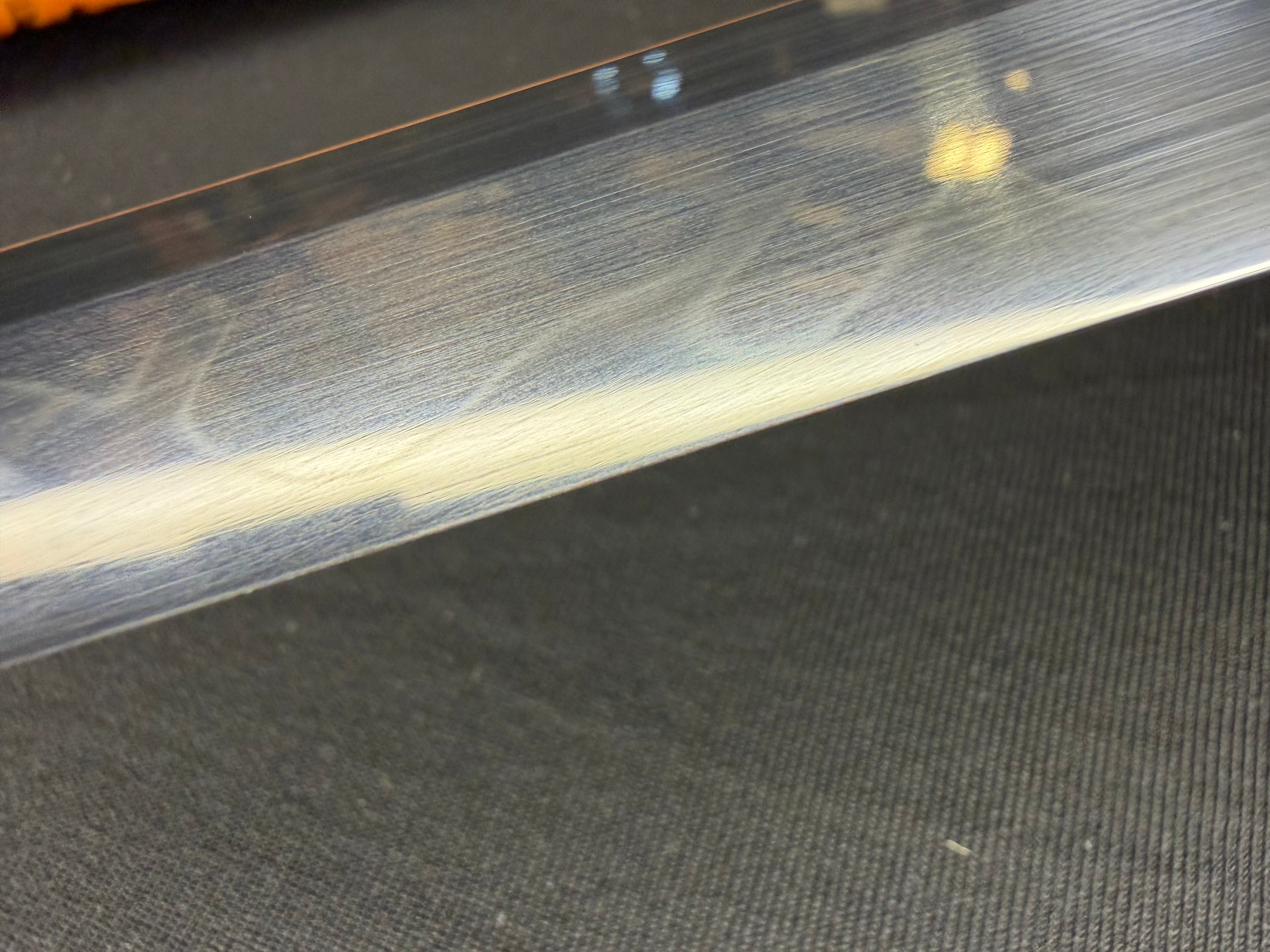 Phoenix Armory Katana - Crimson Manji Orishigane Clay-Tempered Horimono