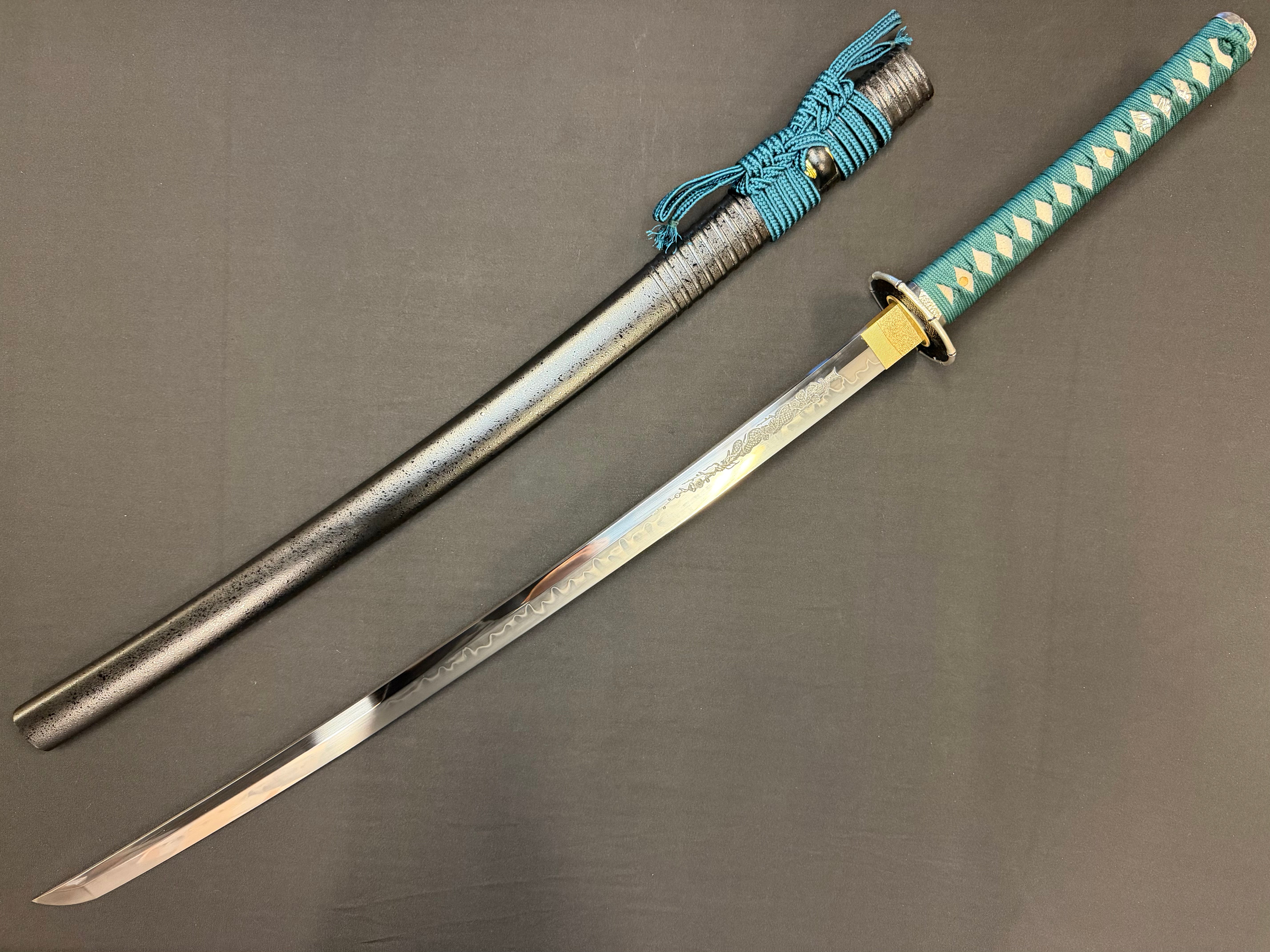 Legacy Blades Katana  - Bamboo Striker Horimono 1095