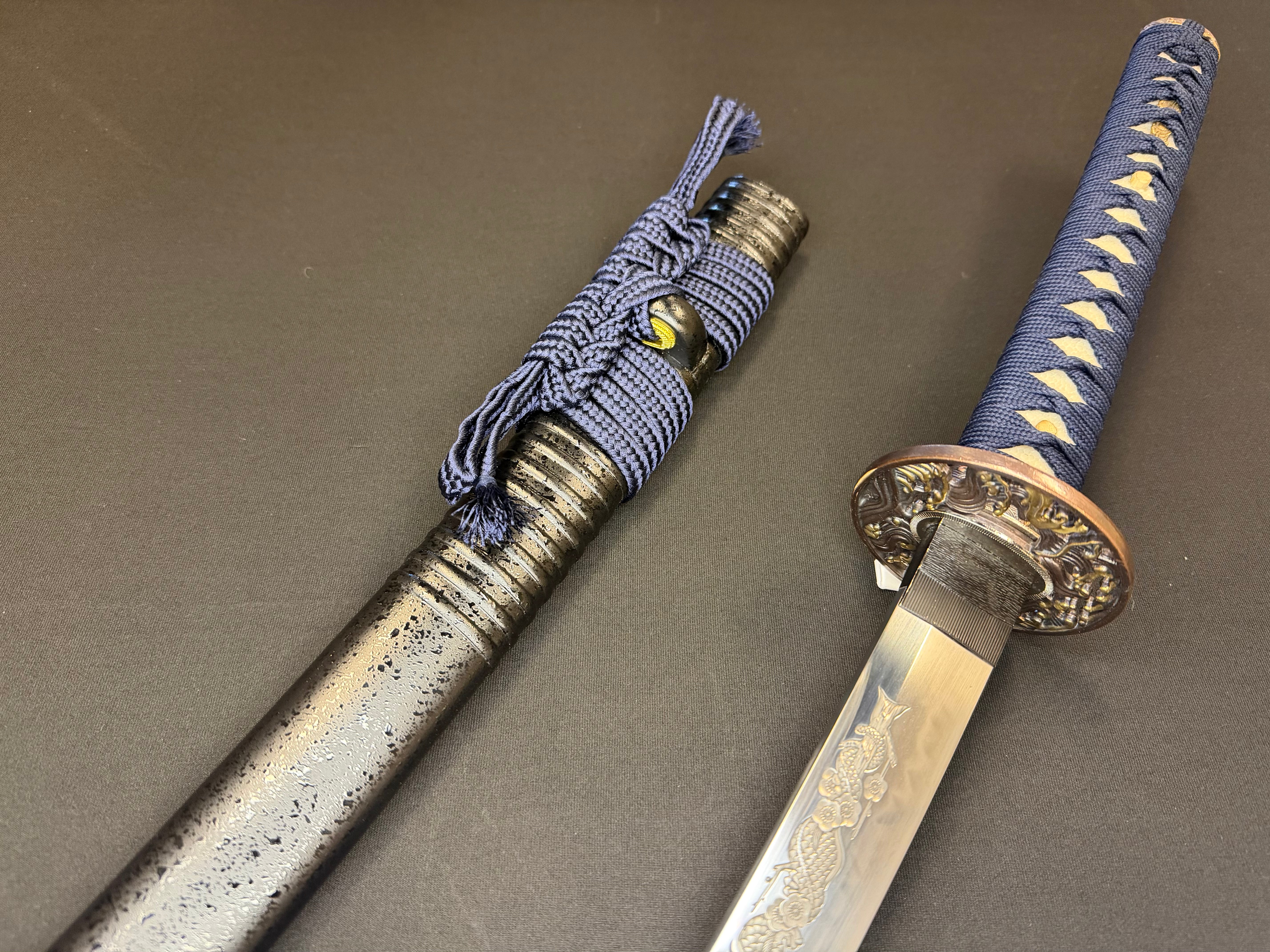 Legacy Blades Katana  - Nightstorm Striker Horimono 1095