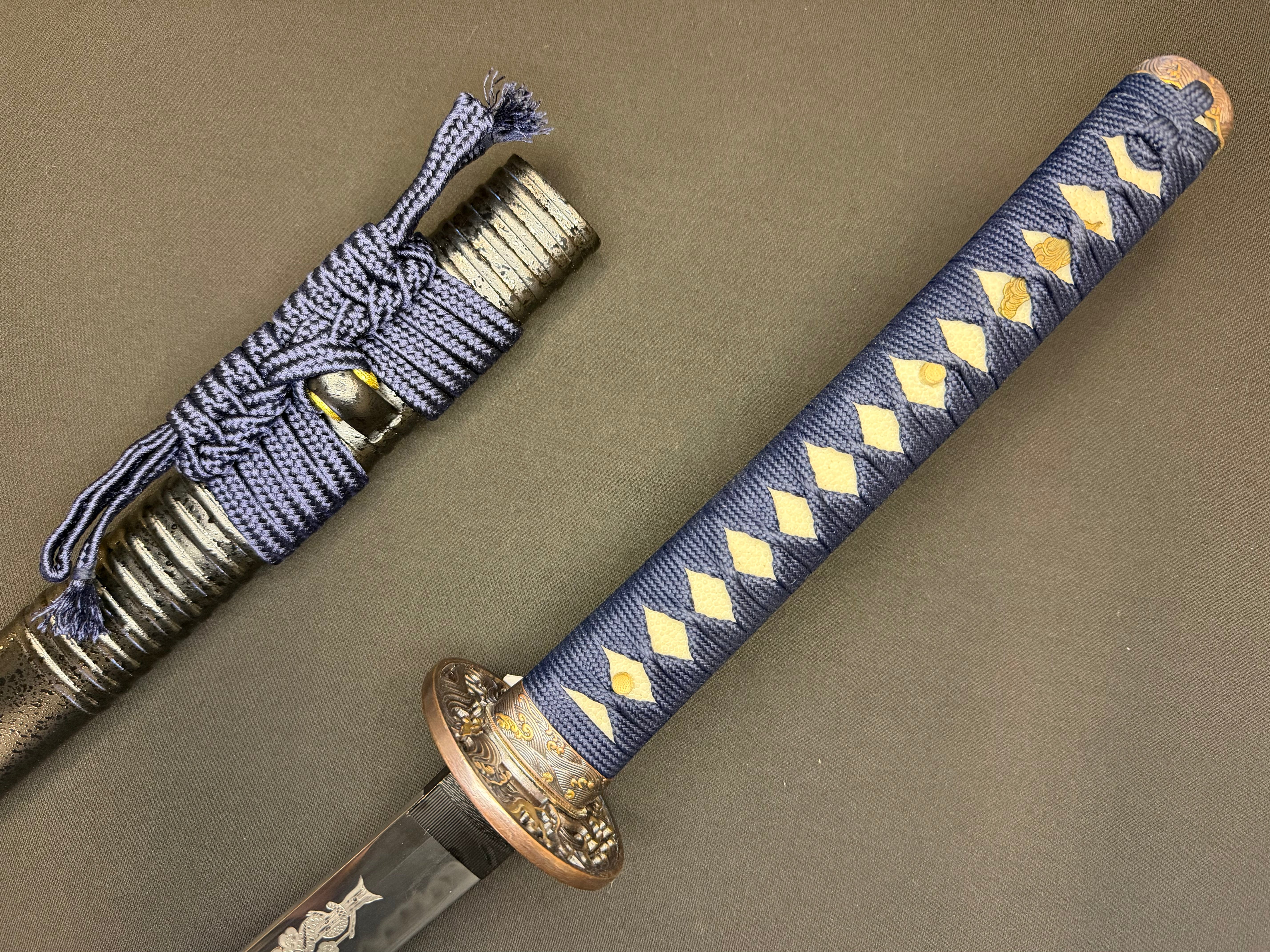 Legacy Blades Katana  - Nightstorm Striker Horimono 1095