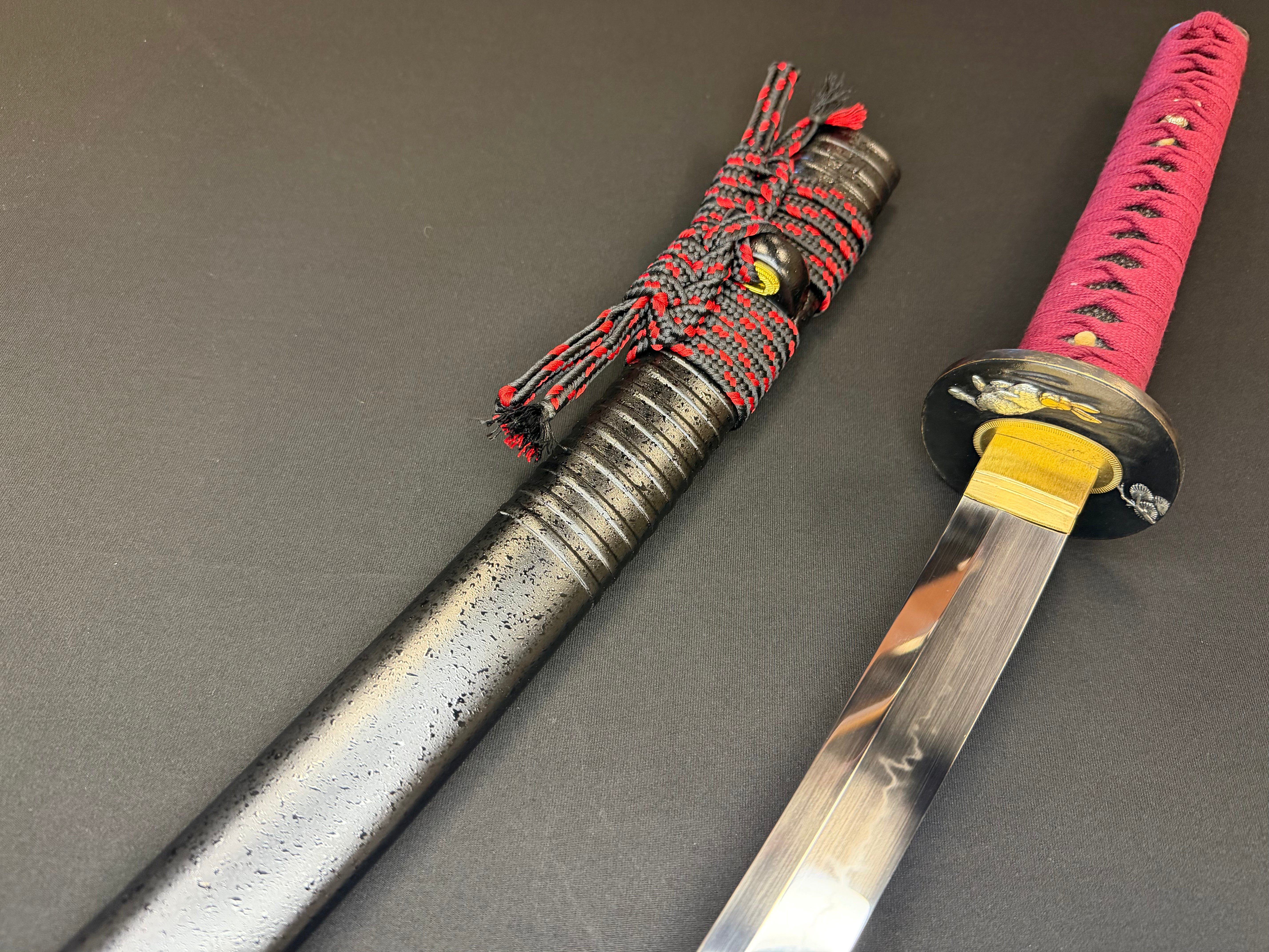 Legacy Steel Crimson Tiger Reaper Katana  - 1095 Clay Tempered Okissaki