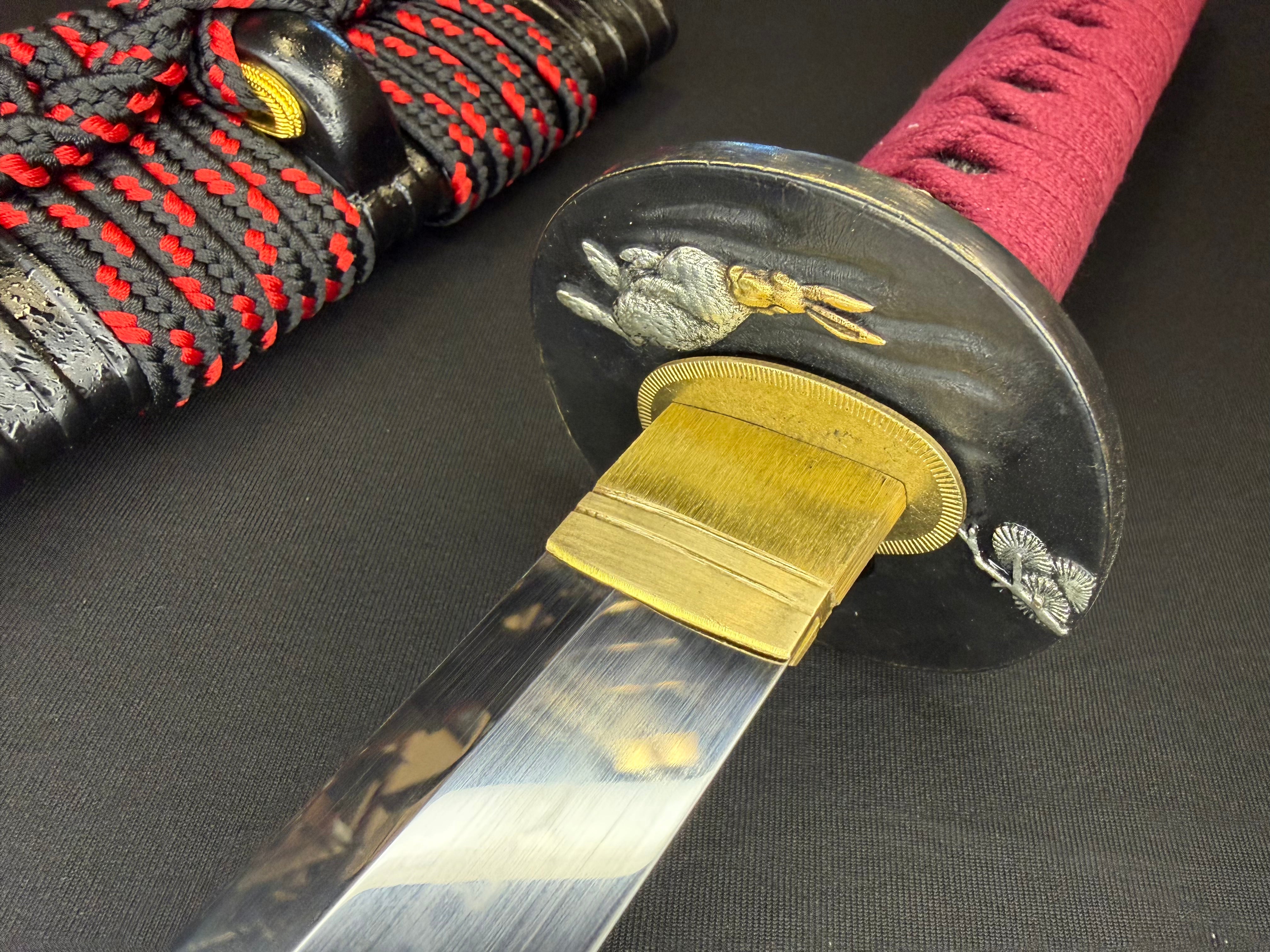 Legacy Steel Crimson Tiger Reaper Katana  - 1095 Clay Tempered Okissaki