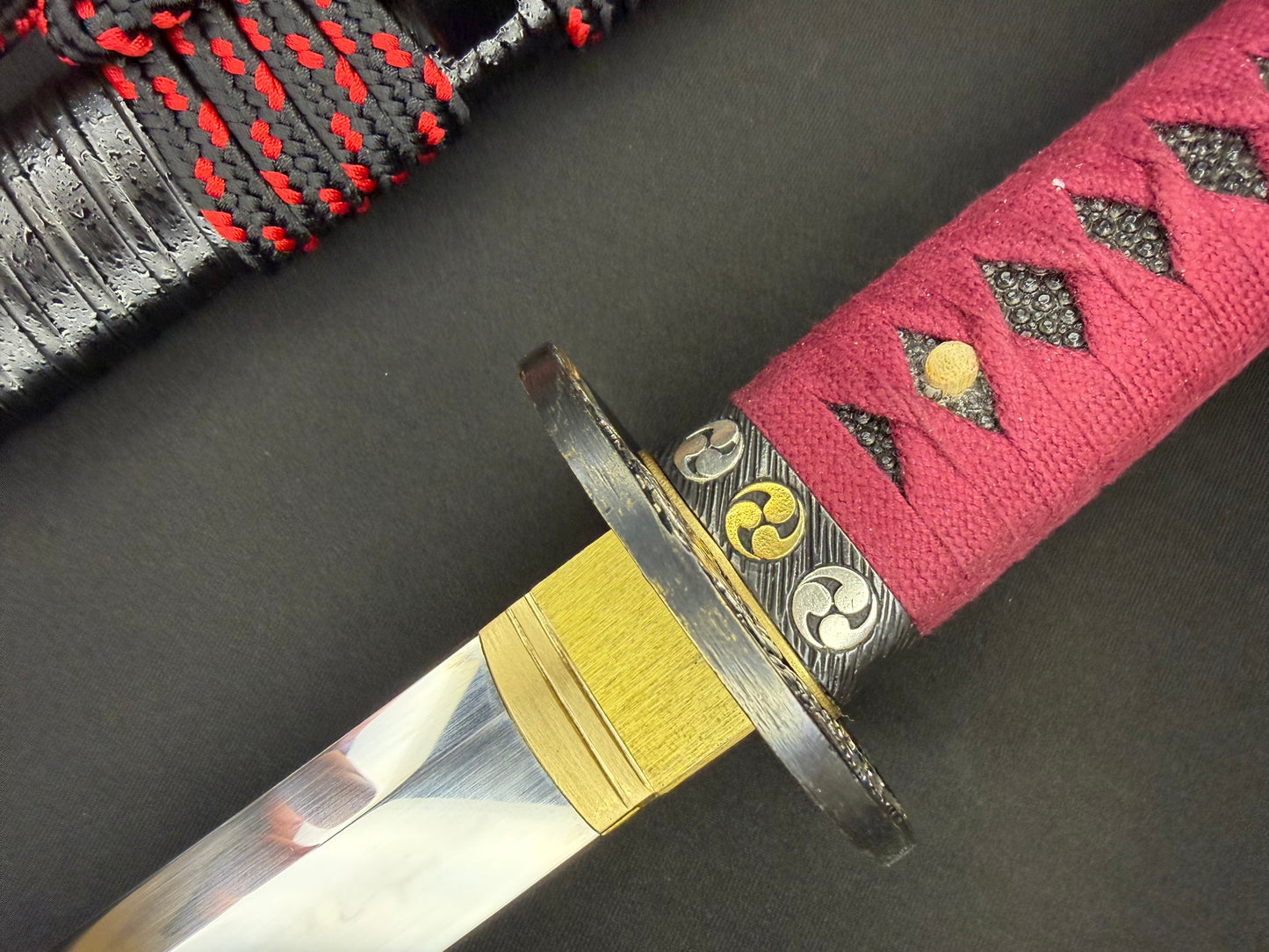 Legacy Steel Crimson Tiger Reaper Katana  - 1095 Clay Tempered Okissaki