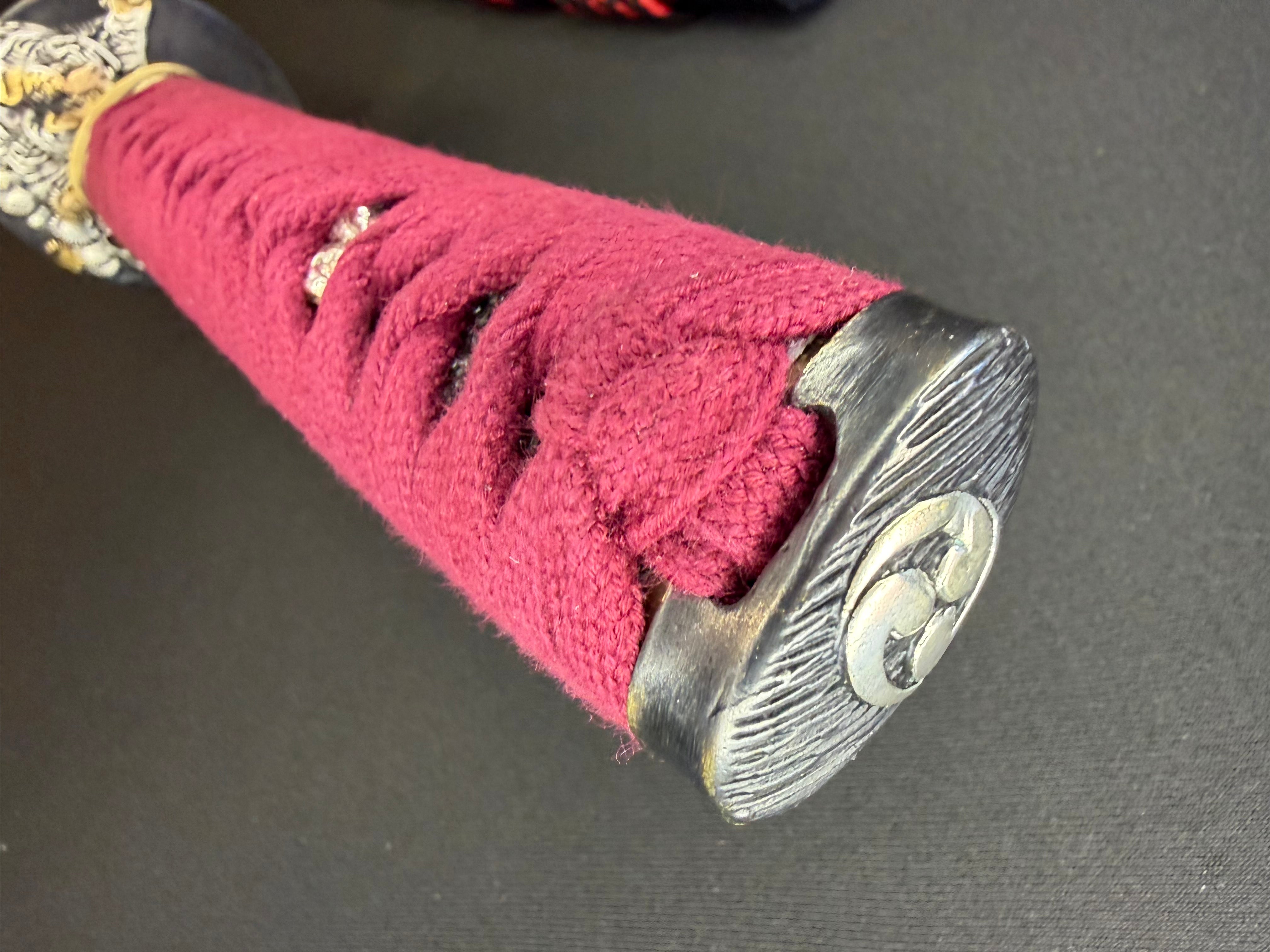 Legacy Steel Crimson Tiger Reaper Katana  - 1095 Clay Tempered Okissaki