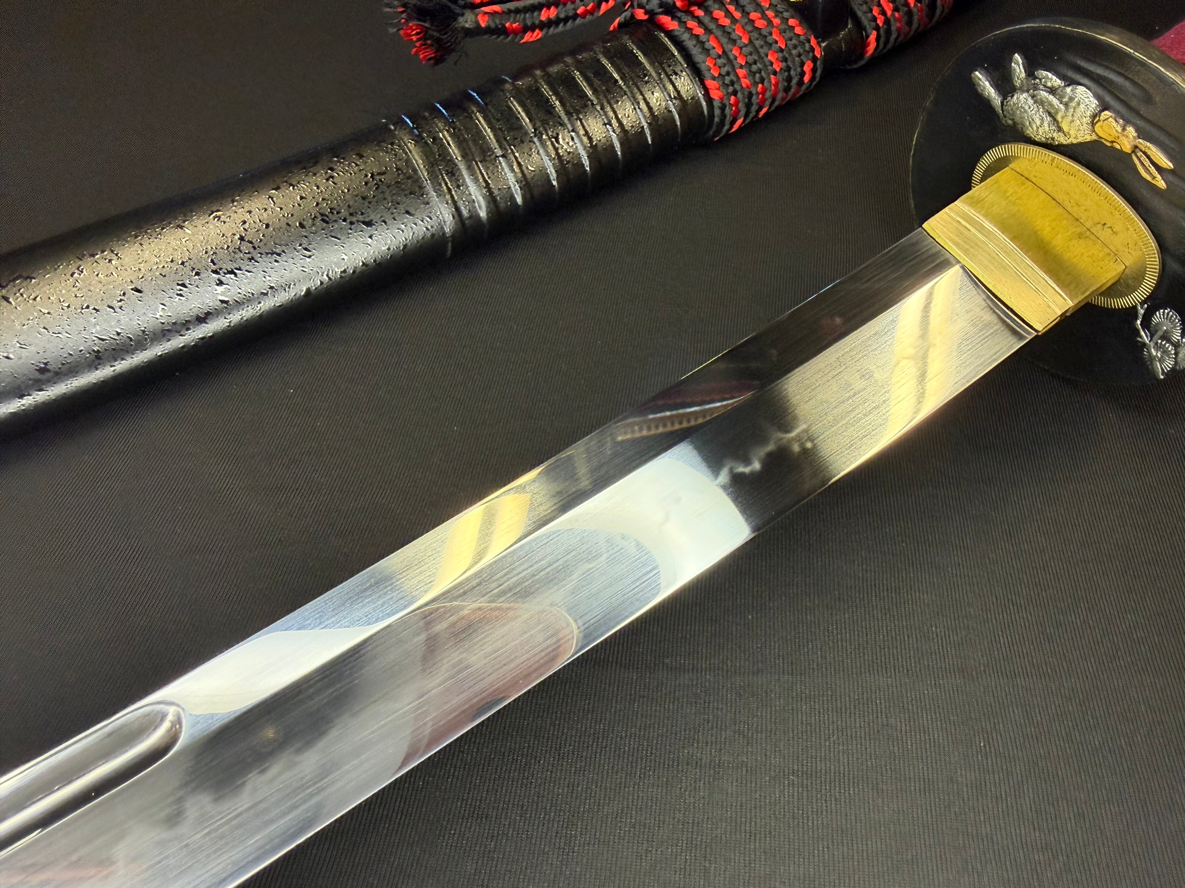 Legacy Steel Crimson Tiger Reaper Katana  - 1095 Clay Tempered Okissaki