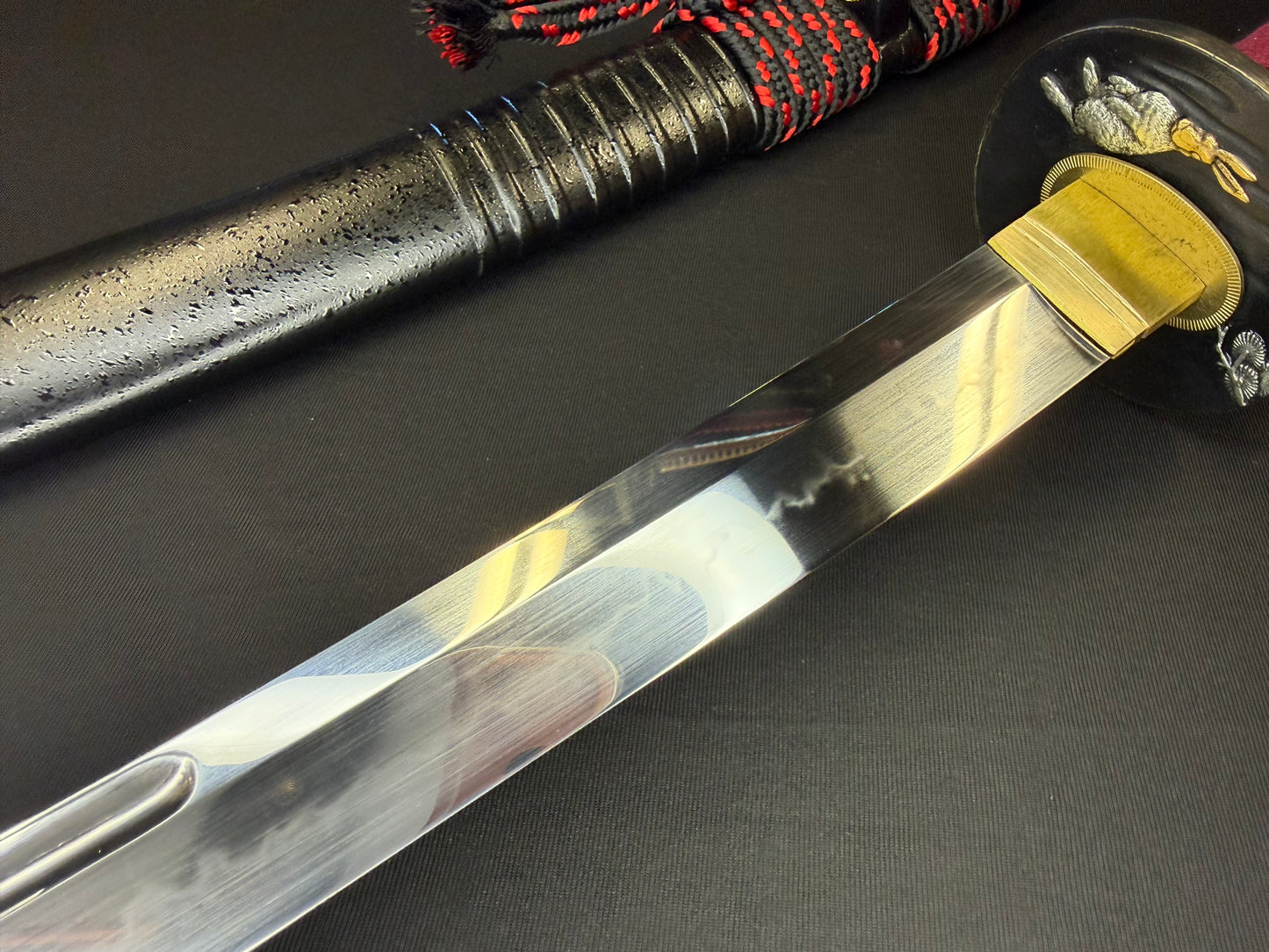Legacy Steel Crimson Tiger Reaper Katana  - 1095 Clay Tempered Okissaki
