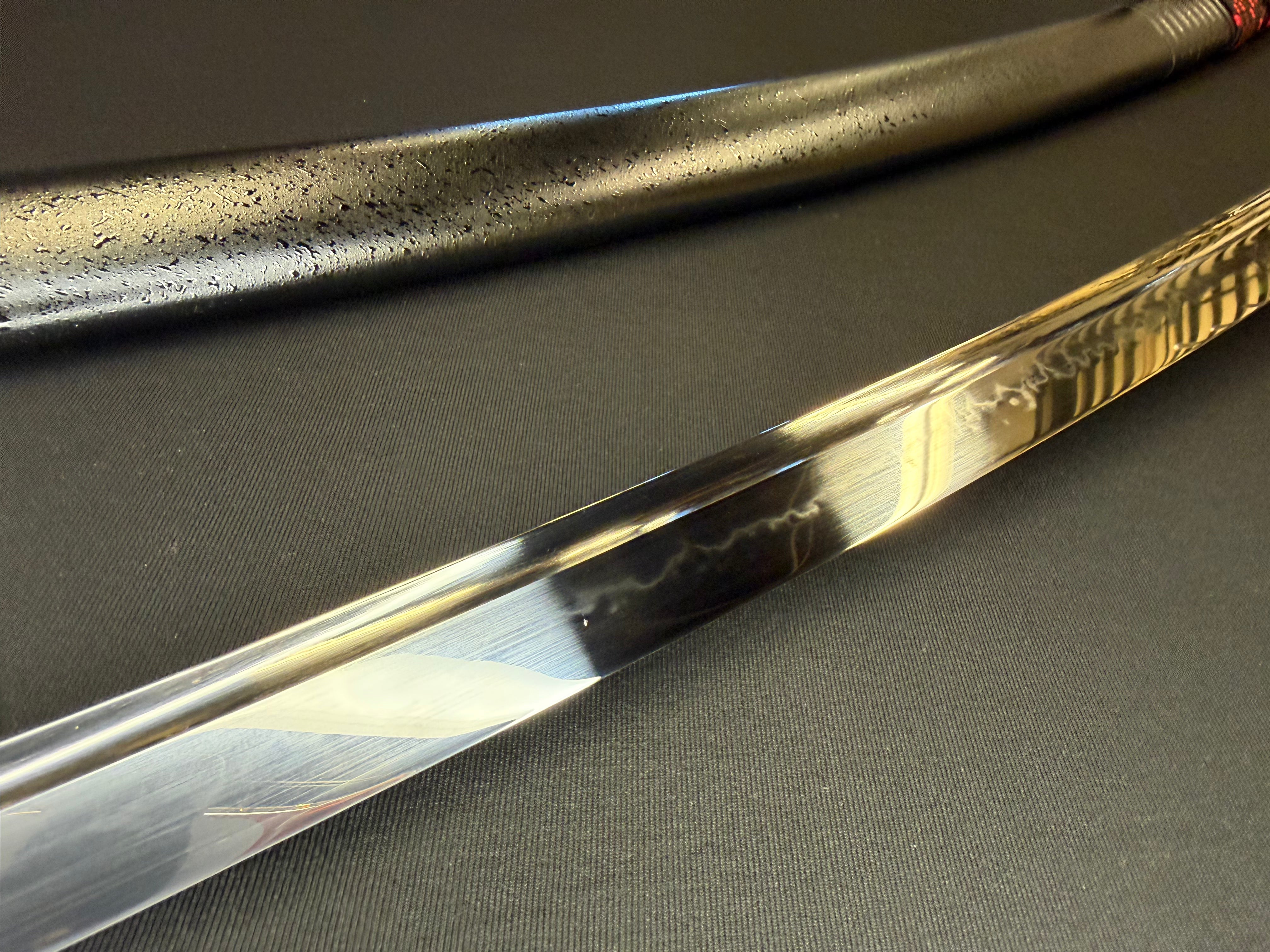 Legacy Steel Crimson Tiger Reaper Katana  - 1095 Clay Tempered Okissaki