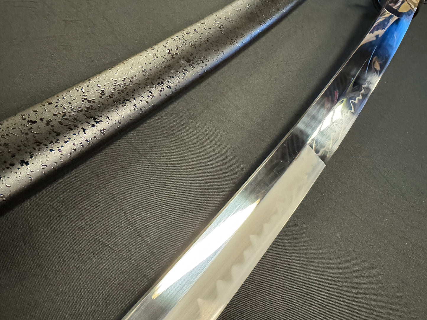 Legacy Blades Katana - Osoraku Viper 40mm 1095 Carbon Steel Clay Tempered