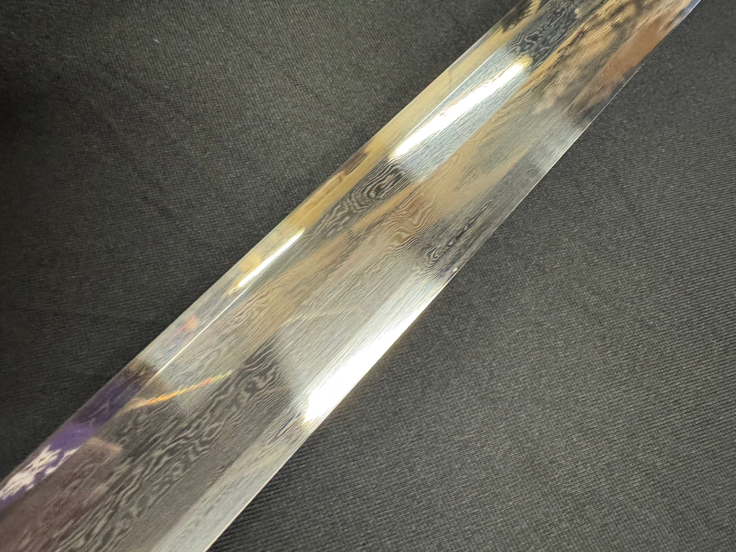 Short Han Jian Eight Sided Damascus