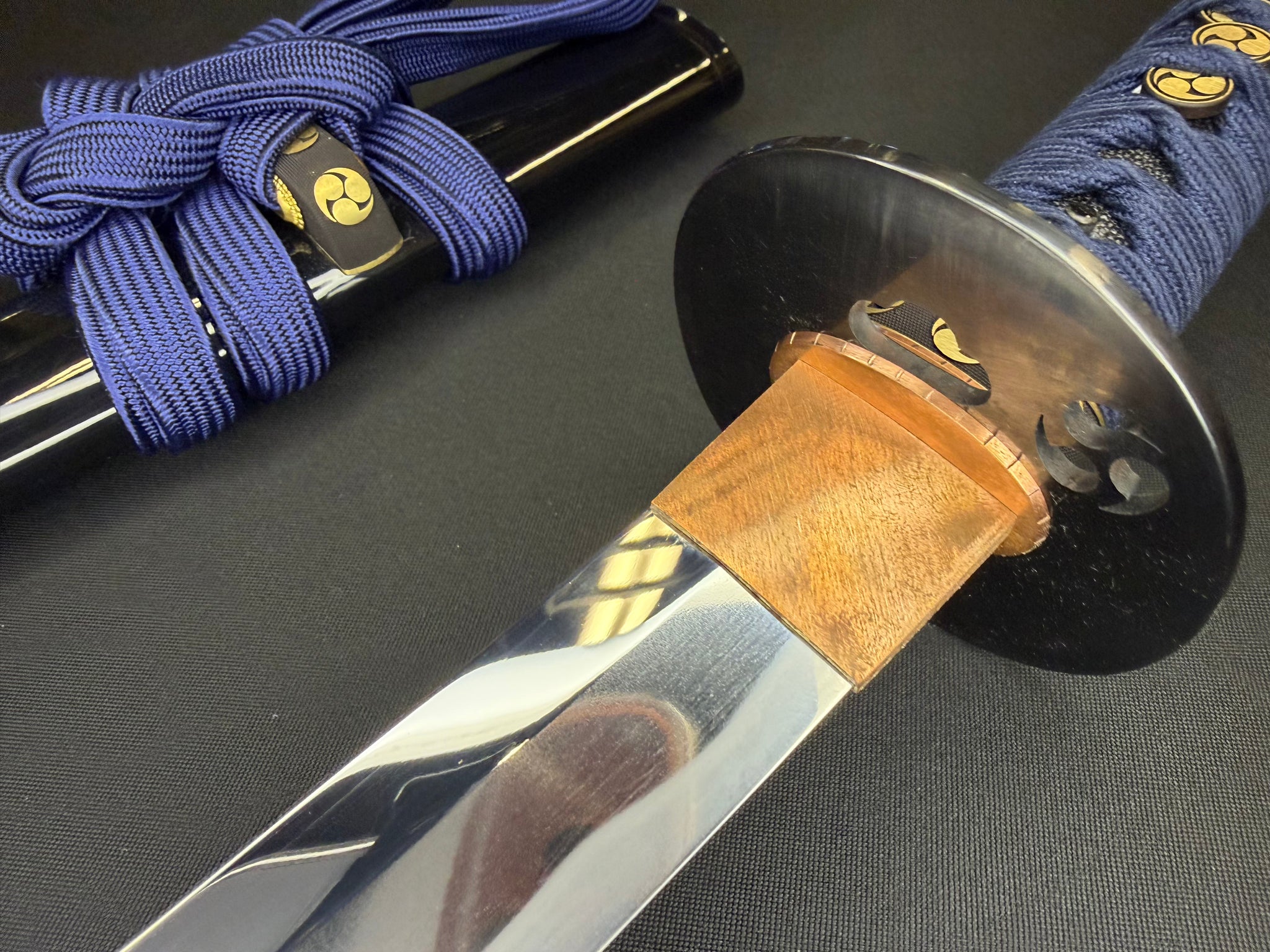 Phoenix Armory Masterwork Series Katana - Blue Bushi Orishigane