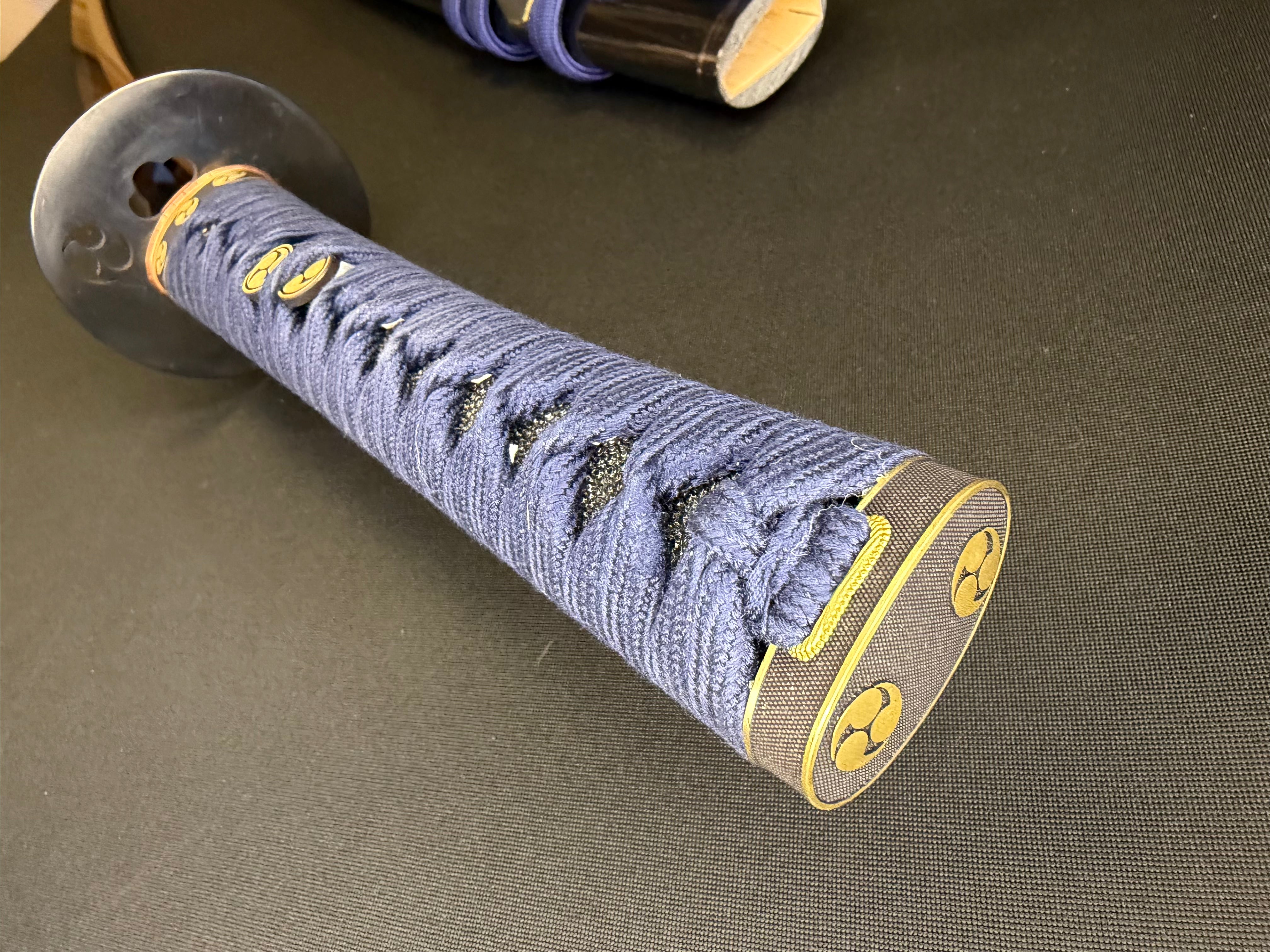Phoenix Armory Masterwork Series Katana - Blue Bushi Orishigane