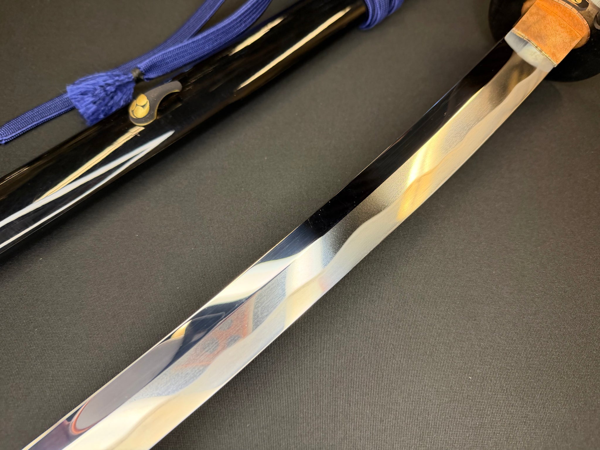 Phoenix Armory Masterwork Series Katana - Blue Bushi Orishigane