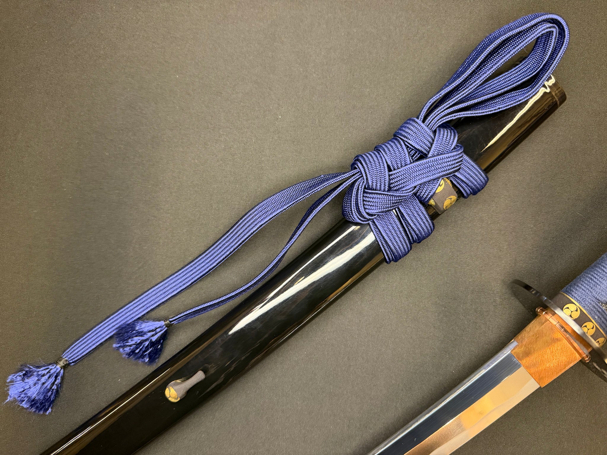 Phoenix Armory Masterwork Series Katana - Blue Bushi Orishigane