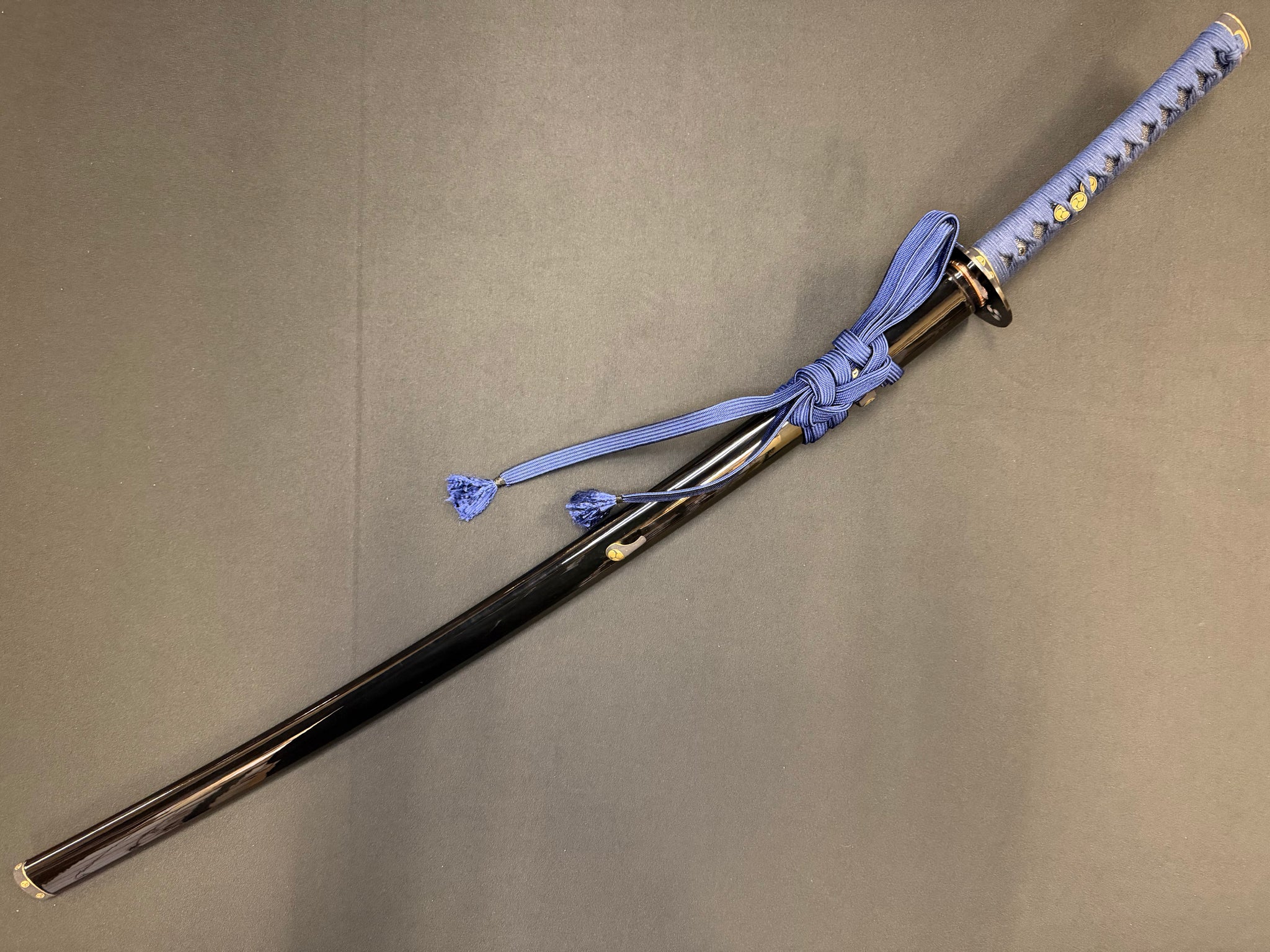 Phoenix Armory Masterwork Series Katana - Blue Bushi Orishigane