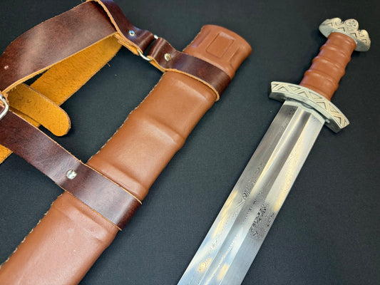 Phoenix Armory Single Handed Viking Sword Damascus