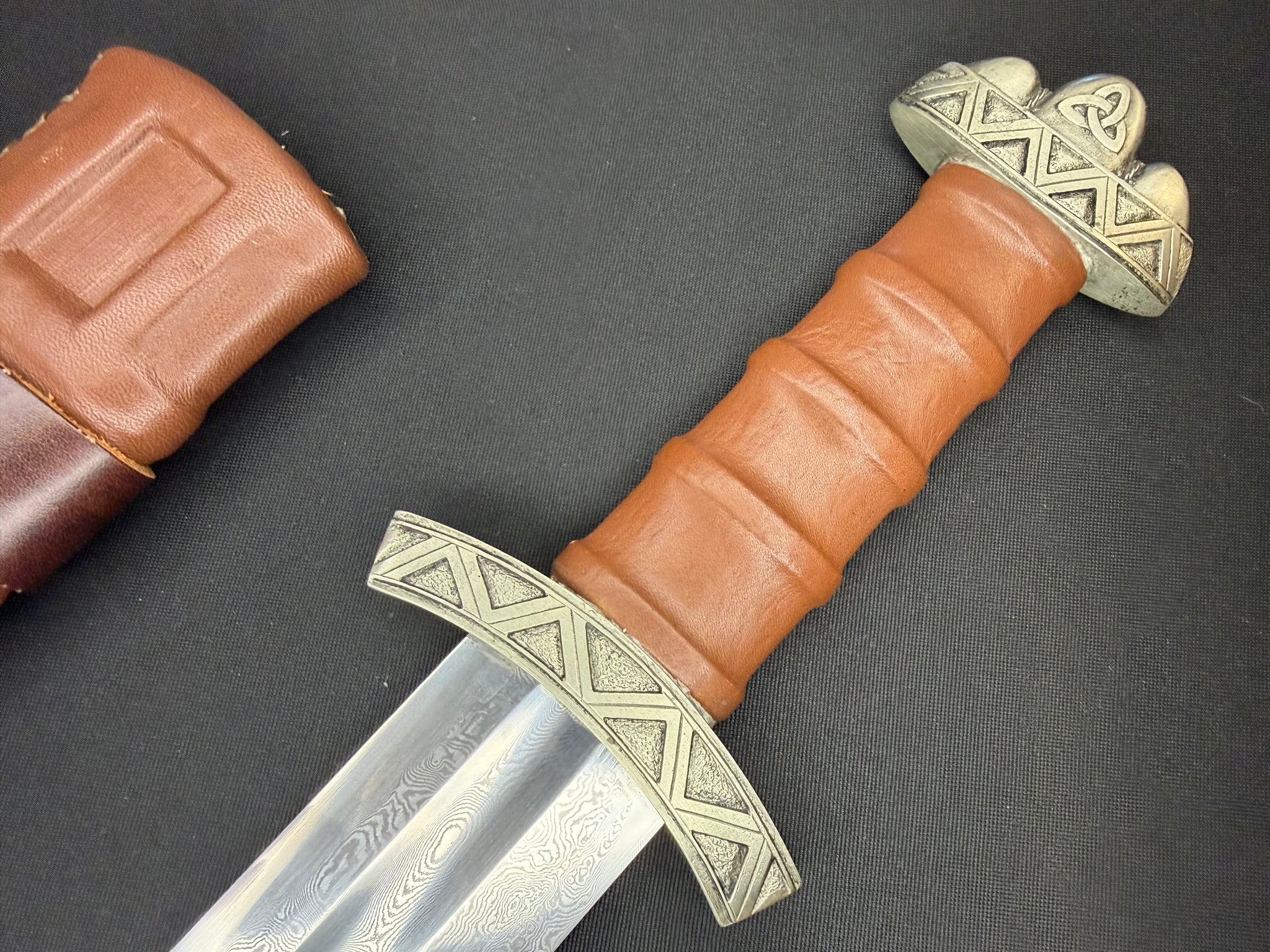 Phoenix Armory Single Handed Viking Sword Damascus