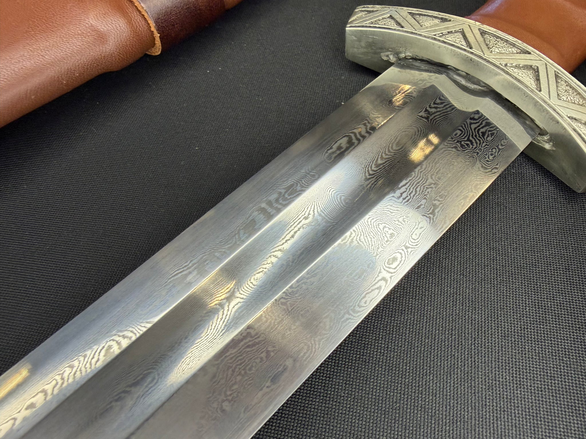 Phoenix Armory Single Handed Viking Sword Damascus