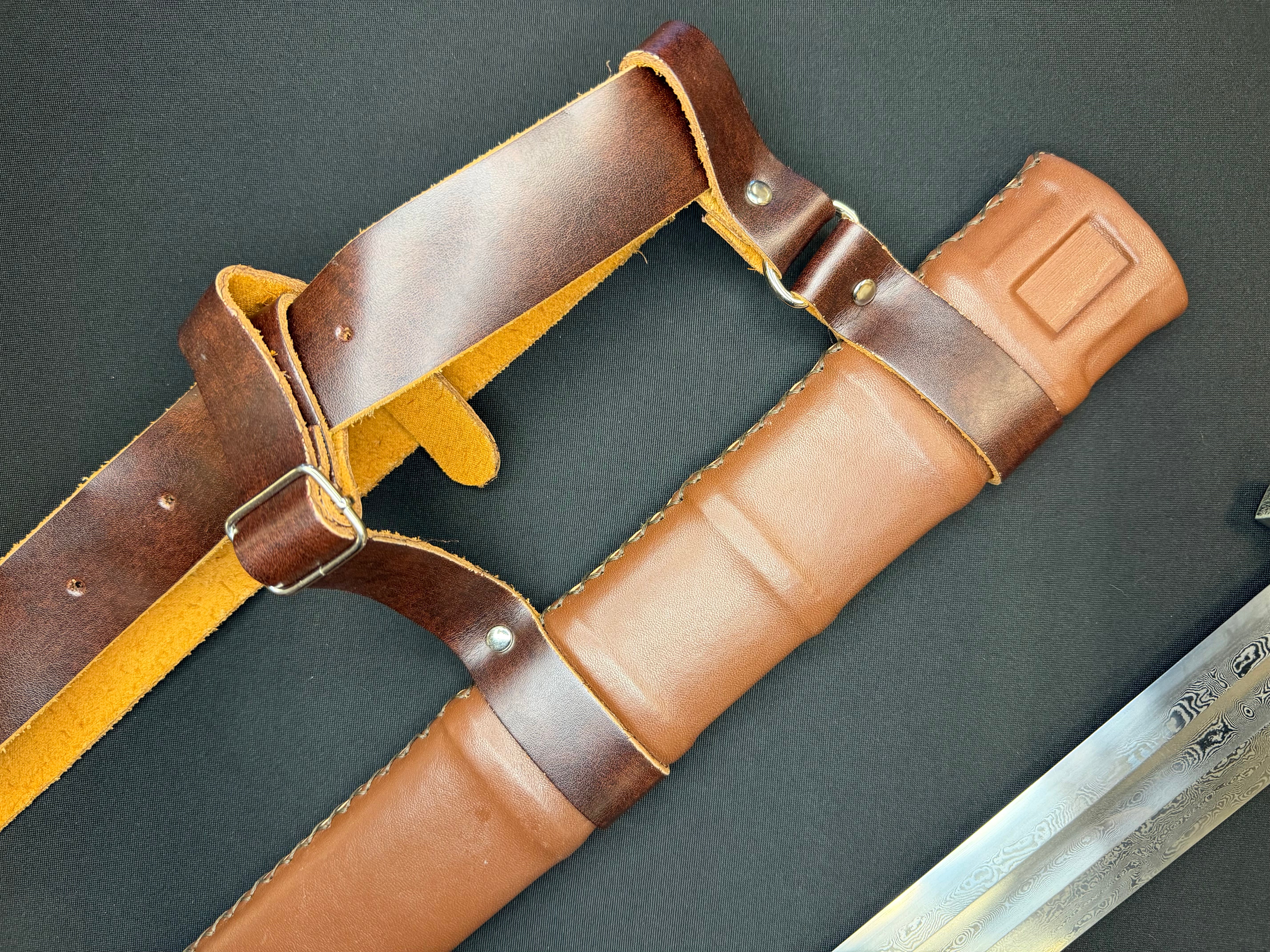 Phoenix Armory Single Handed Viking Sword Damascus