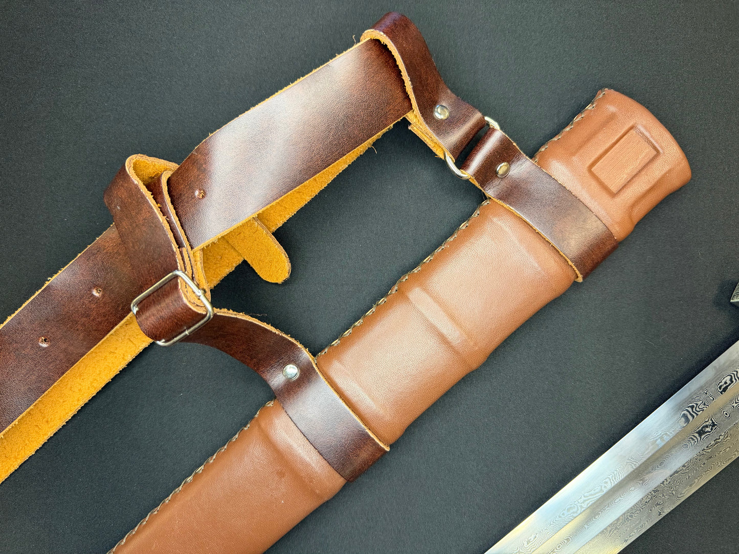 Phoenix Armory Single Handed Viking Sword Damascus