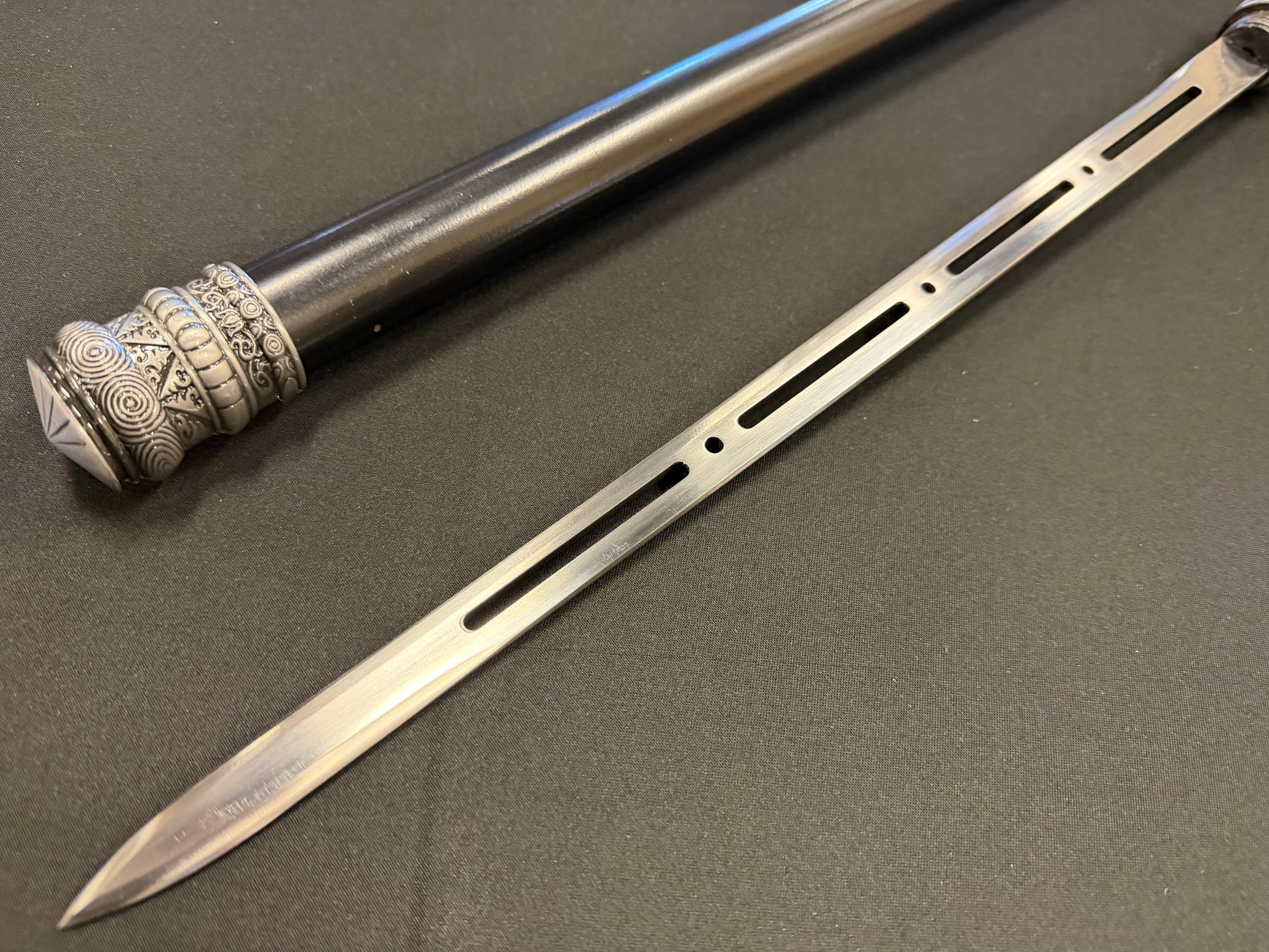 Phoenix Baton PRE-ORDER Phoenix Armory Silver Defender Baton Sword Combo Spear 65Mn ...