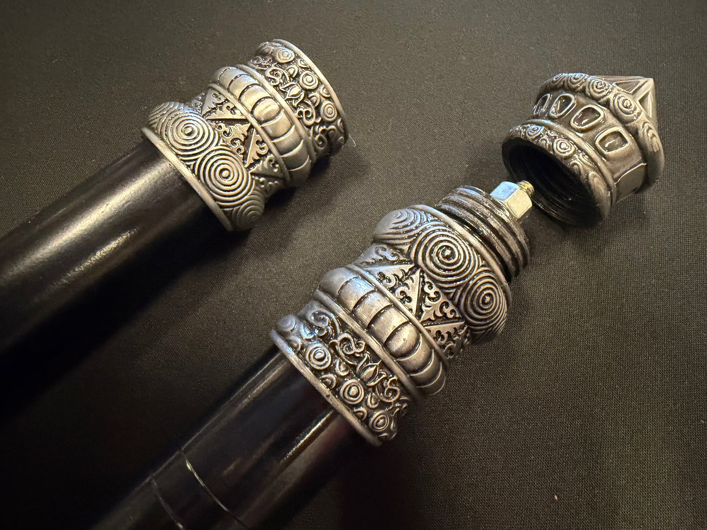 Phoenix Armory Silver Defender Baton Sword Combo Spear 65Mn