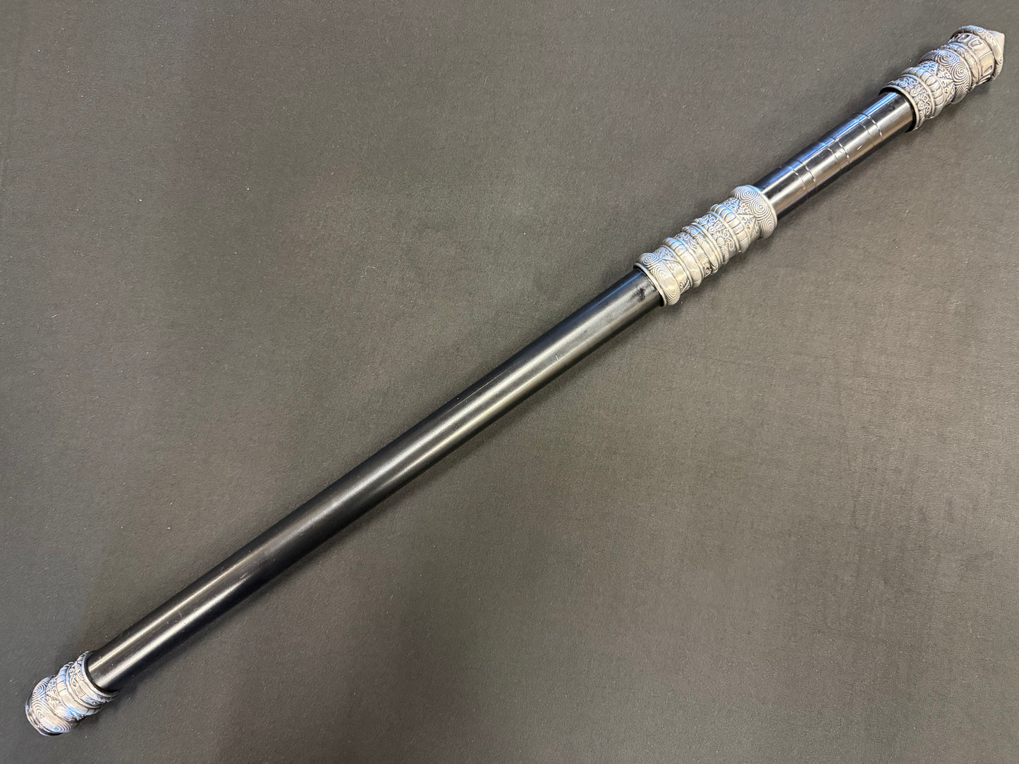 Phoenix Armory Silver Defender Baton Sword Combo Spear 65Mn