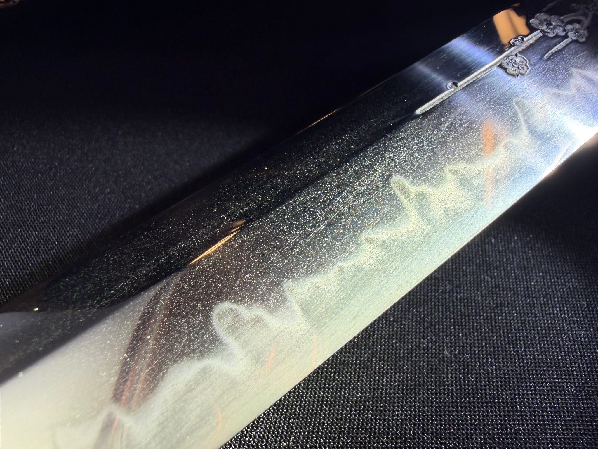 Phoenix Armory Craftsman Elite Katana - Crimson Dragonfire forge-folded Orishigane/Tamahagane