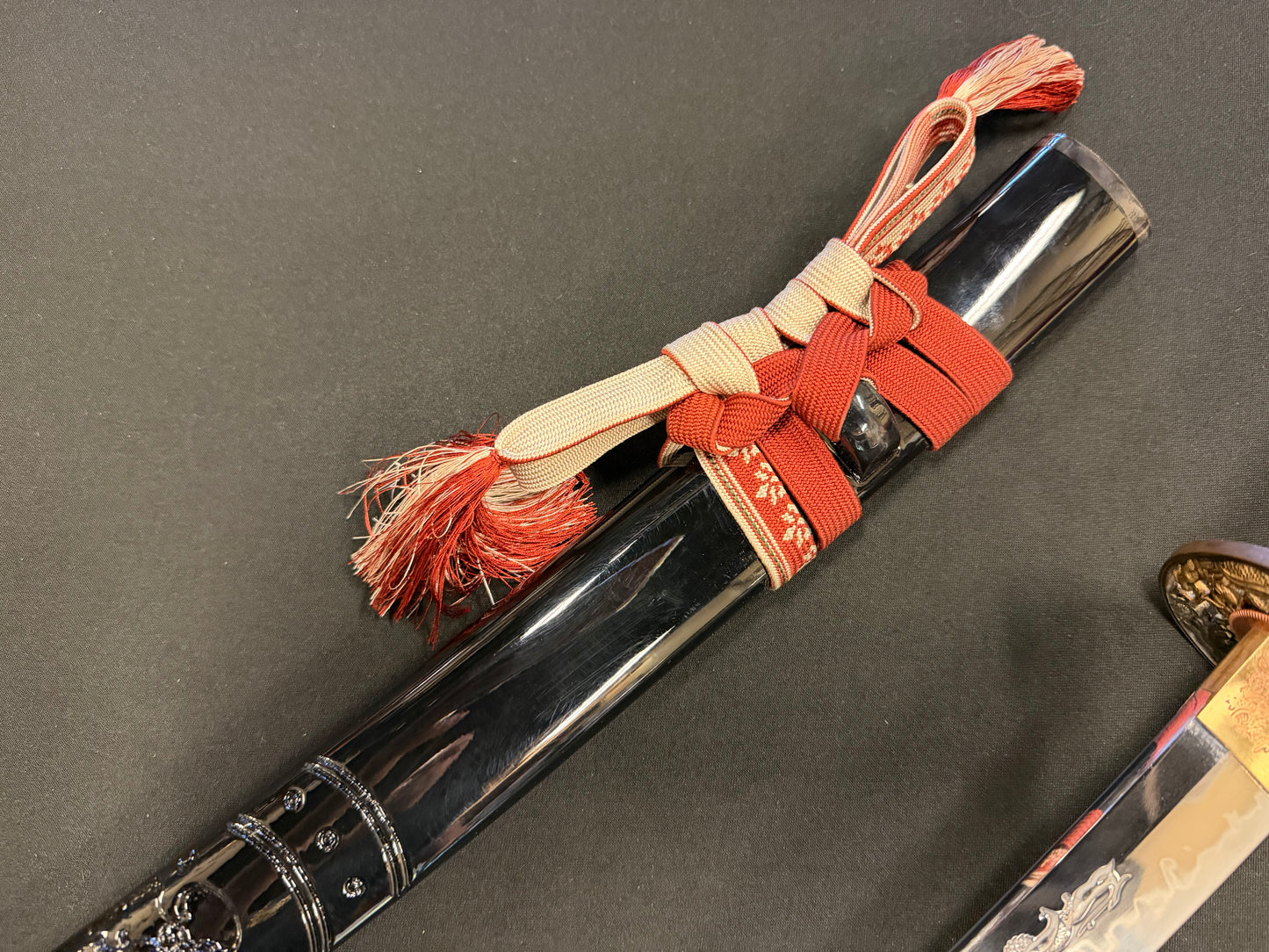 Phoenix Armory Craftsman Elite Katana - Crimson Dragonfire forge-folded Orishigane/Tamahagane